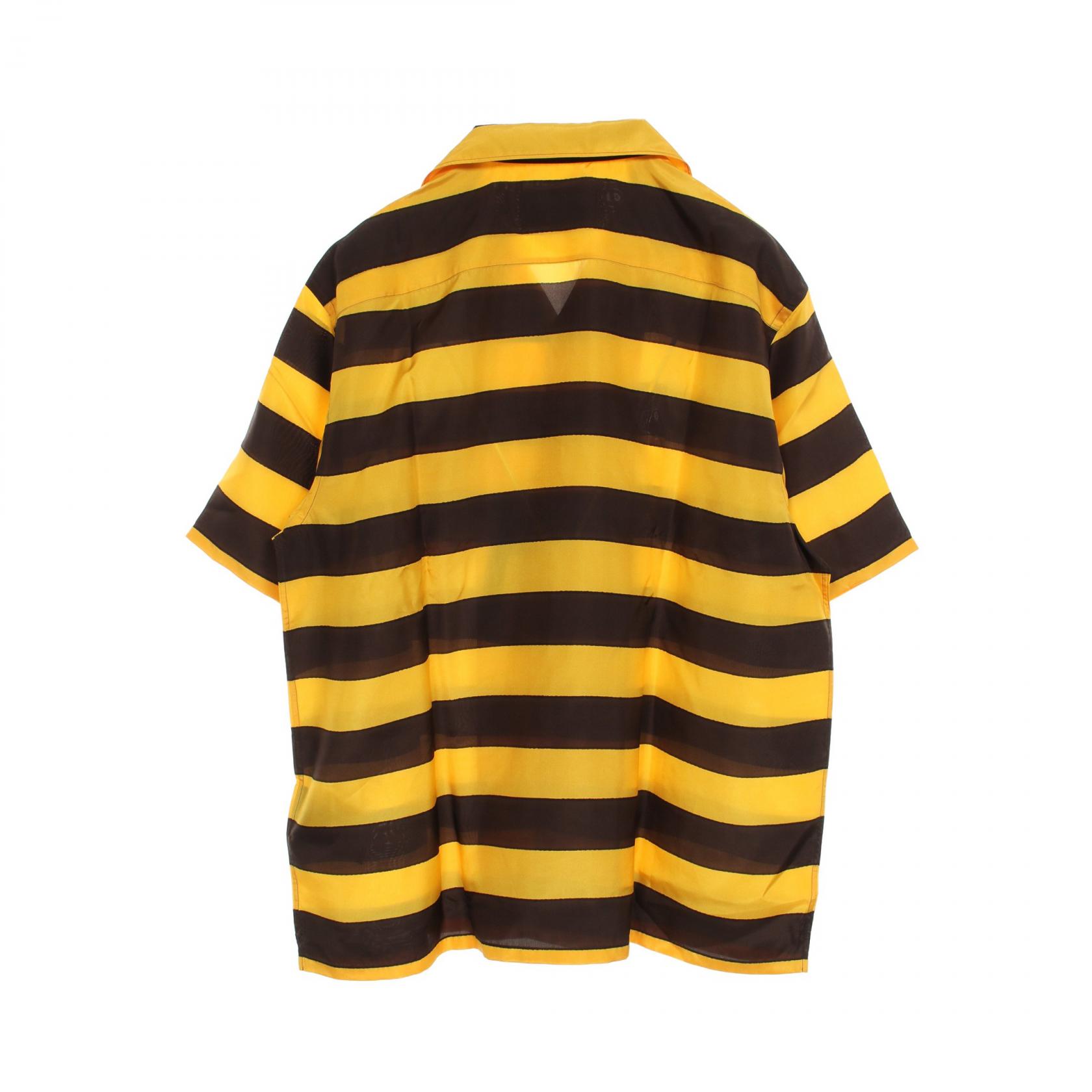 『Sato』PRADA ストライプ ポロシャツ 46 Sato』PRADA ストライプ ポロシャツ 46 Sato様専用』PRADA ストライプ