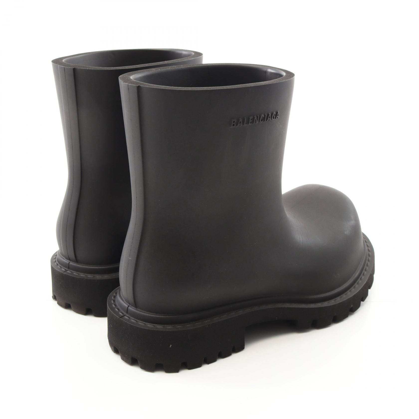 BALENCIAGA STEROID BOOTS 770589 rubber Black Used mens #40 | eBay