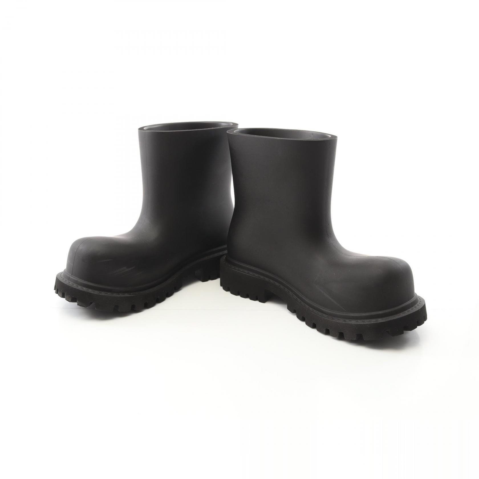 BALENCIAGA STEROID BOOTS 770589 rubber Black Used mens #40 | eBay