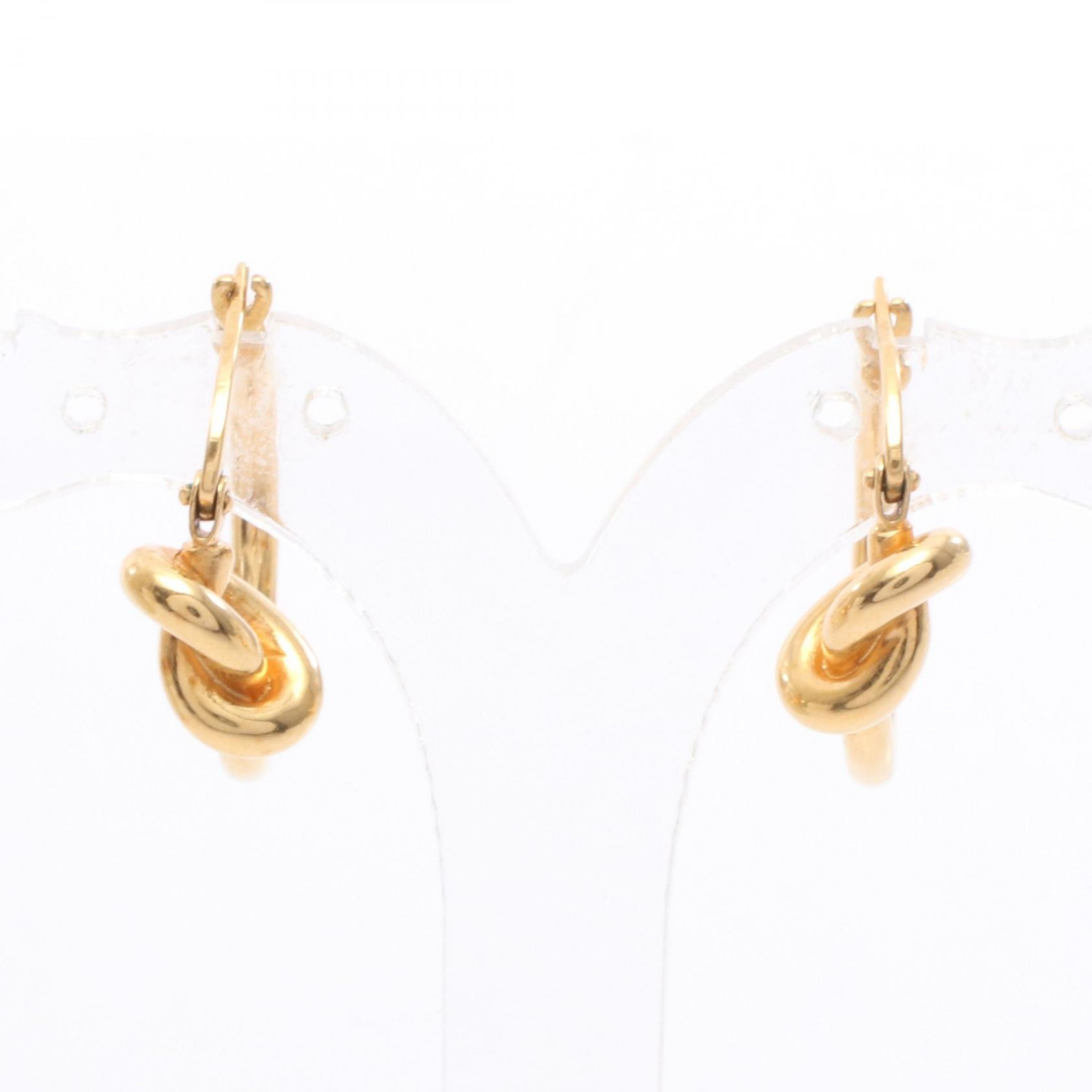 CELINE Small Hoops ゴールド ピアス セリーヌ ピアス CELINE KNOT SMALL HOOPS EARRINGS メタル