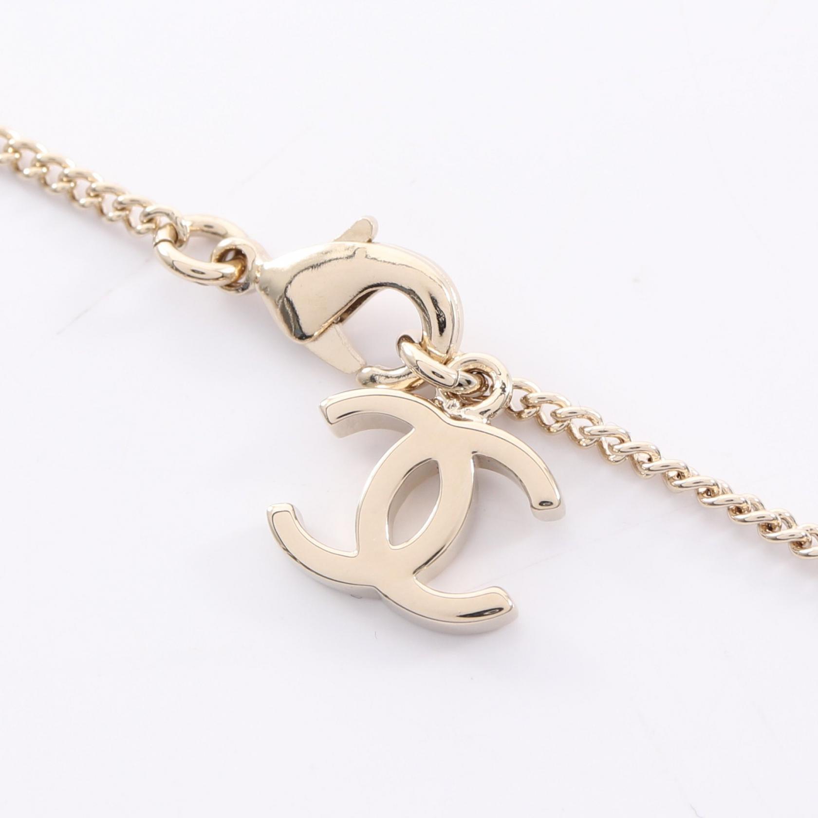 CHANEL Years Gift 2025 Bambi Necklace Gold Plated Artificial pearl