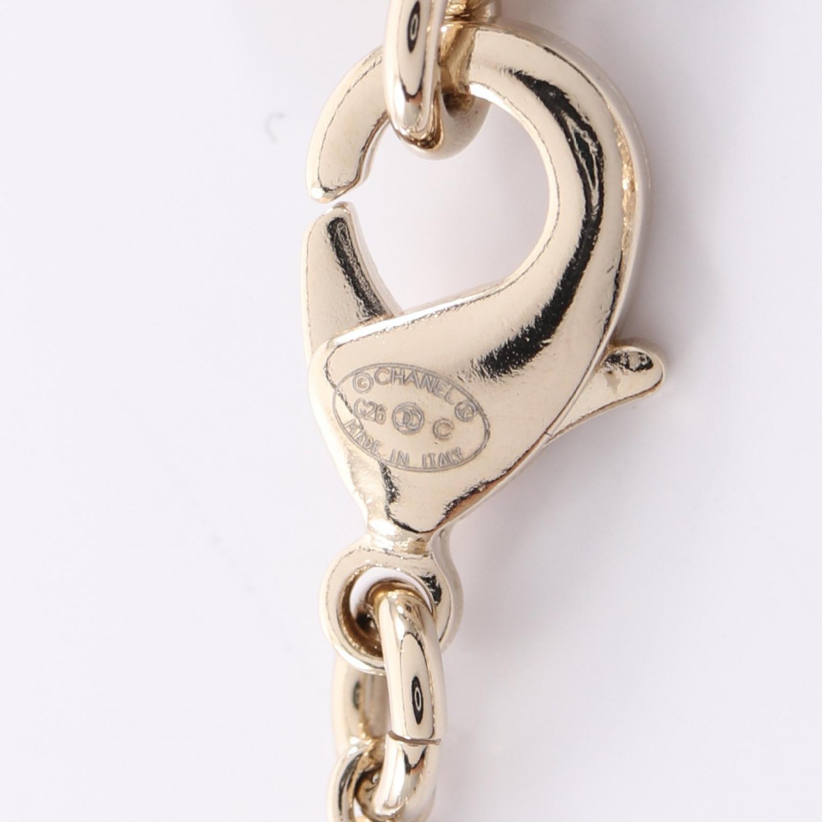 CHANEL Years Gift 2025 Bambi Necklace Gold Plated Artificial pearl