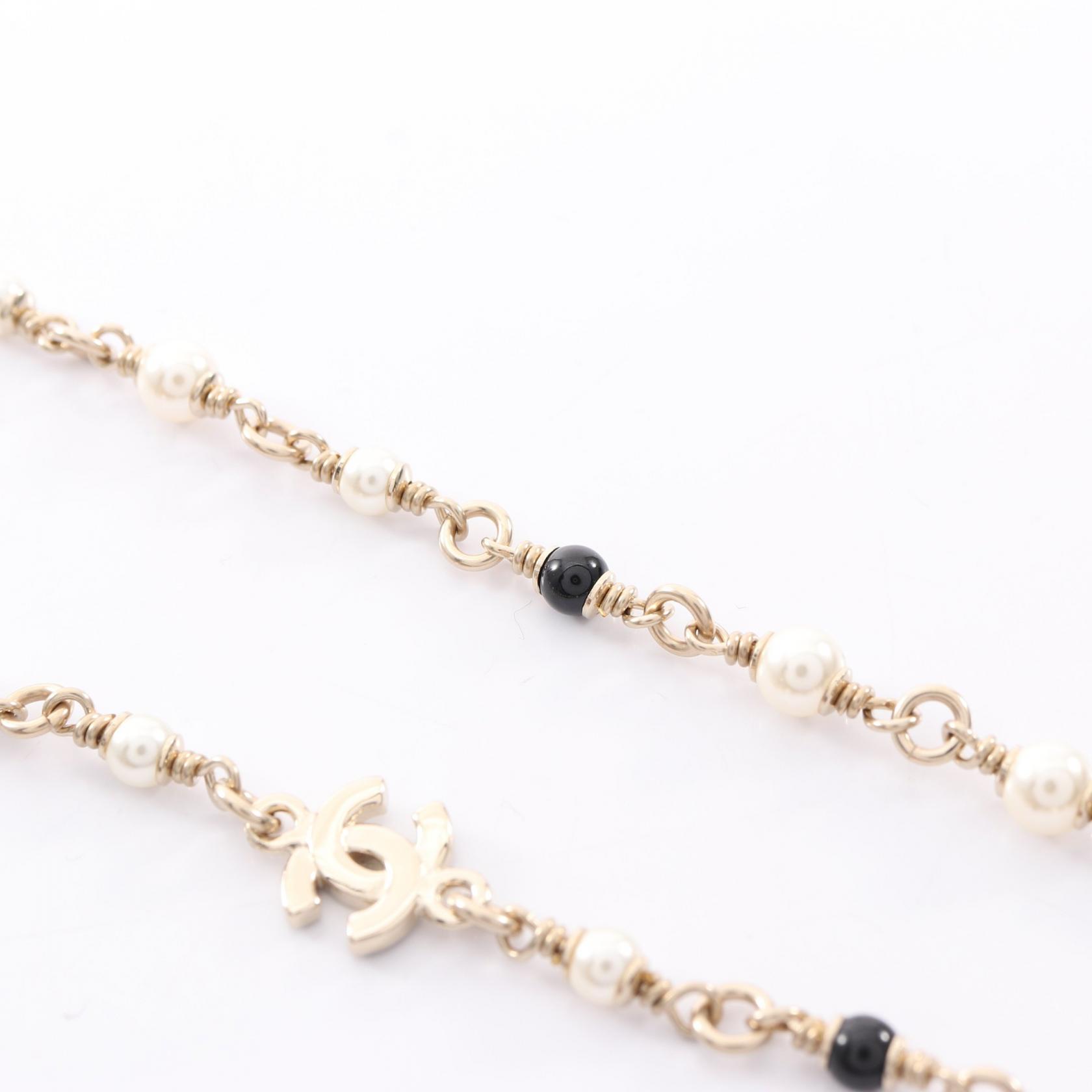 キャンバニ ネックレス CHANEL Years Gift 2025 Bambi Necklace Gold Plated Artificial pearl