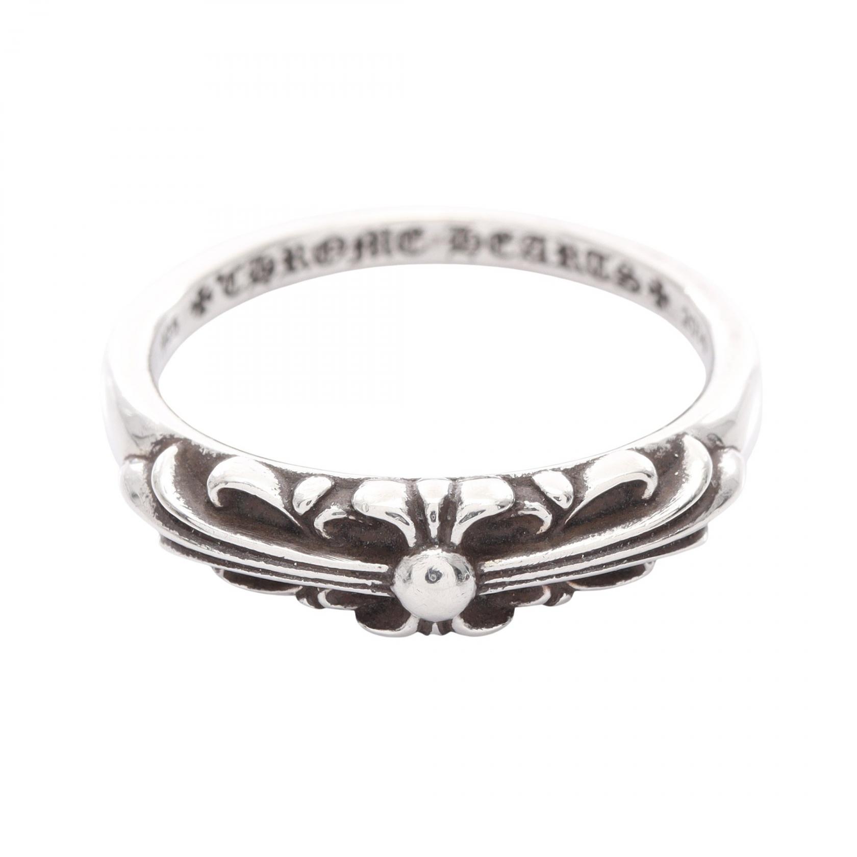 CHROME HEARTS Baby Classic Floral Cloth Ring #11.5 US size