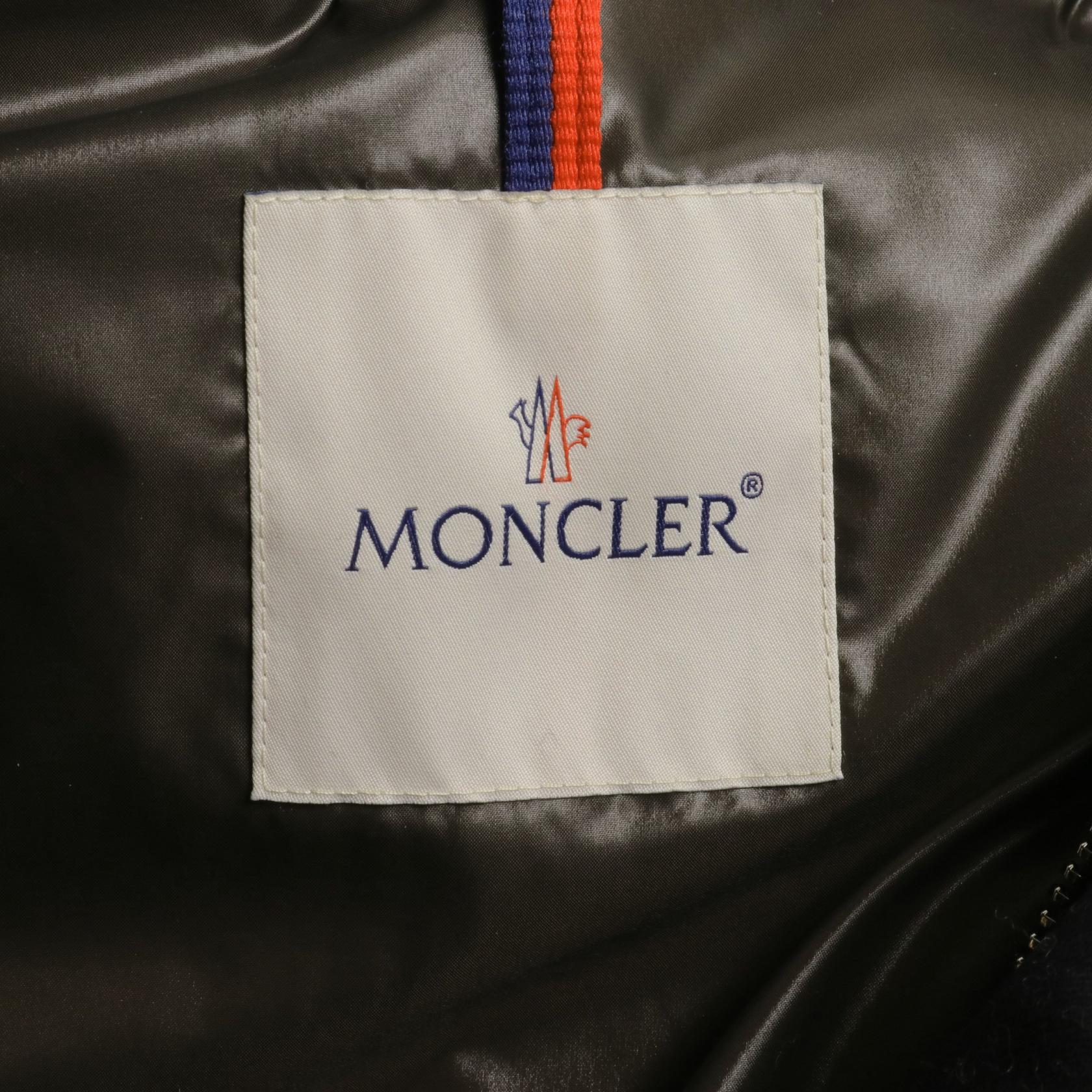 MONCLER AVEILLAN Down jacket #6 1A00044 wool cotton Khaki MONCLER AVEILLAN Down jacket #6 1A00044 wool cotton Khaki