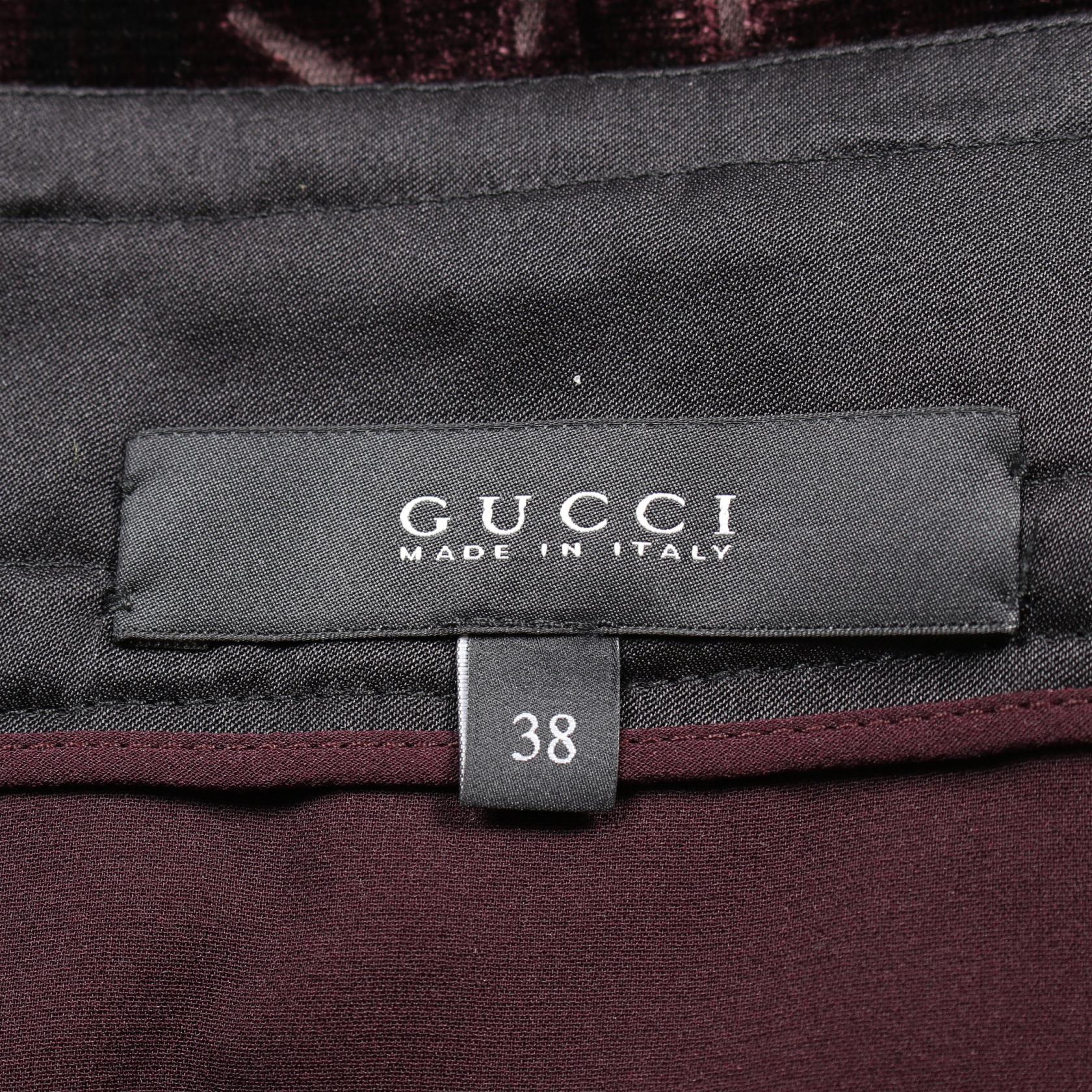 GUCCI wrap skirt 338 jupe 300624 Fabric Purple Black Used | eBay GUCCI wrap skirt 338 jupe 300624 Fabric Purple Black Used | eBay