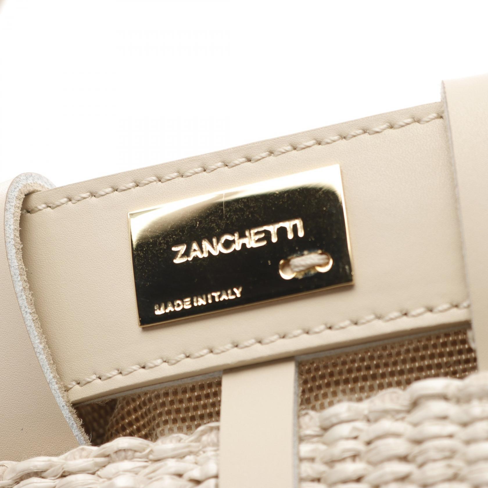 ZANCHETTI WOVEN BUCKET SMALL Hand shoulder crossbody bag