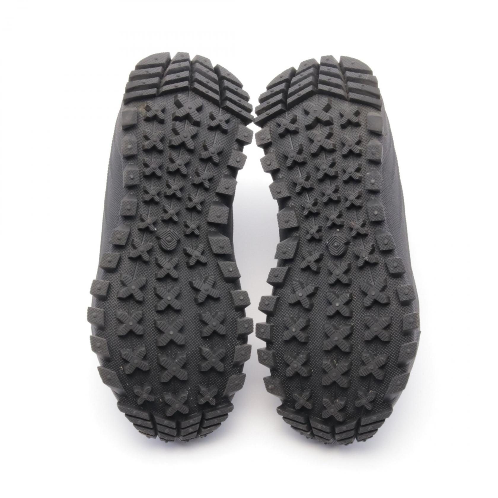MONCLER ACQUA HIGH Rain short Boots #37 shoes rubber Black