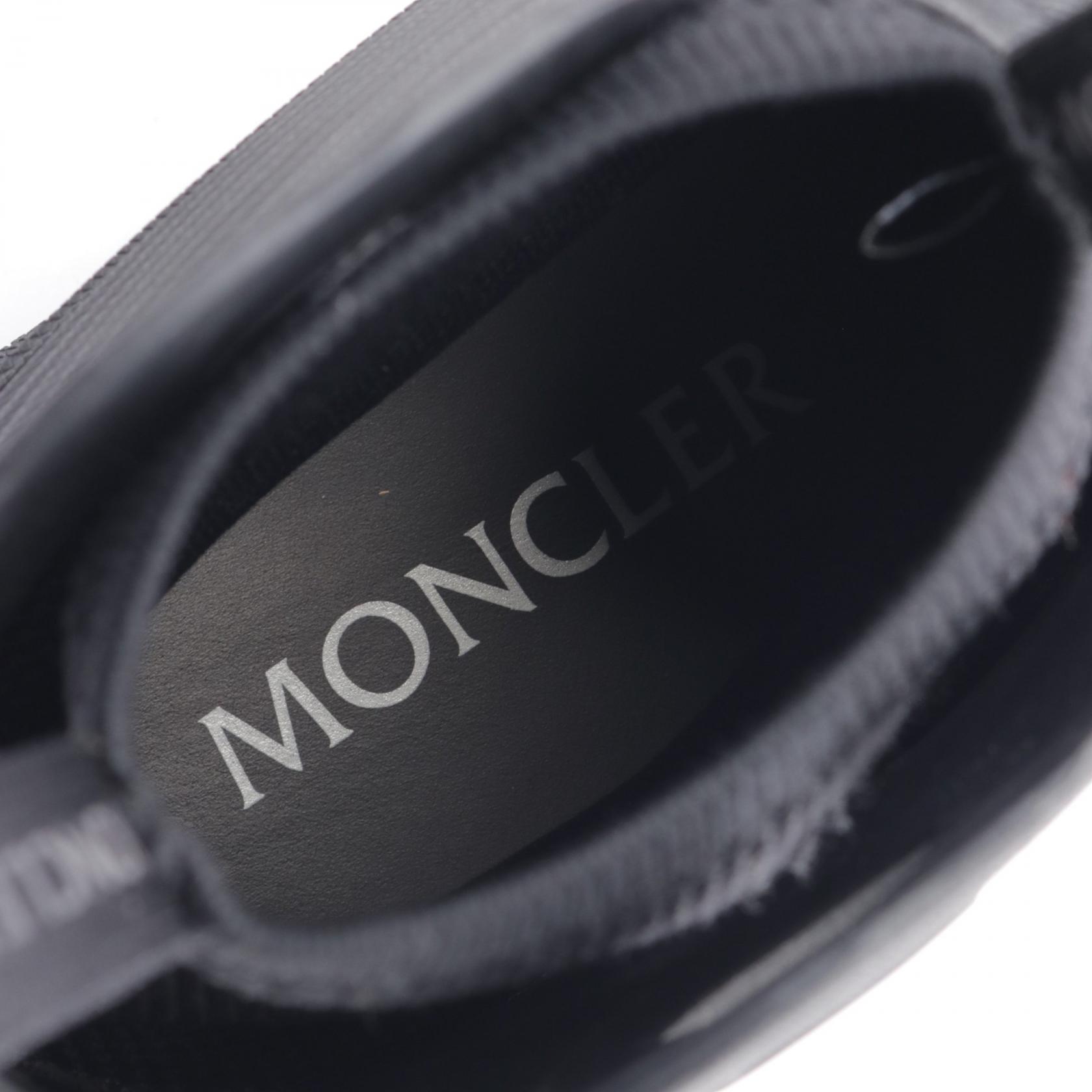 MONCLER ACQUA HIGH Rain short Boots #37 shoes rubber Black
