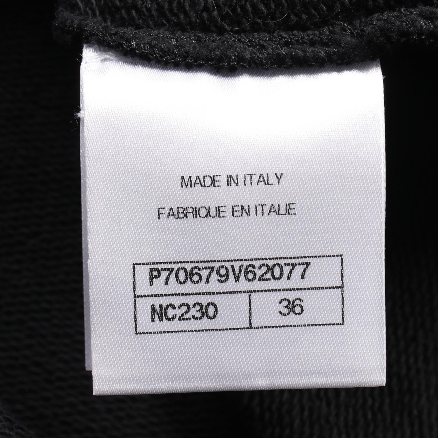 CHANEL No.5 Logo Tank top #36 P70679 cotton Black Green Used