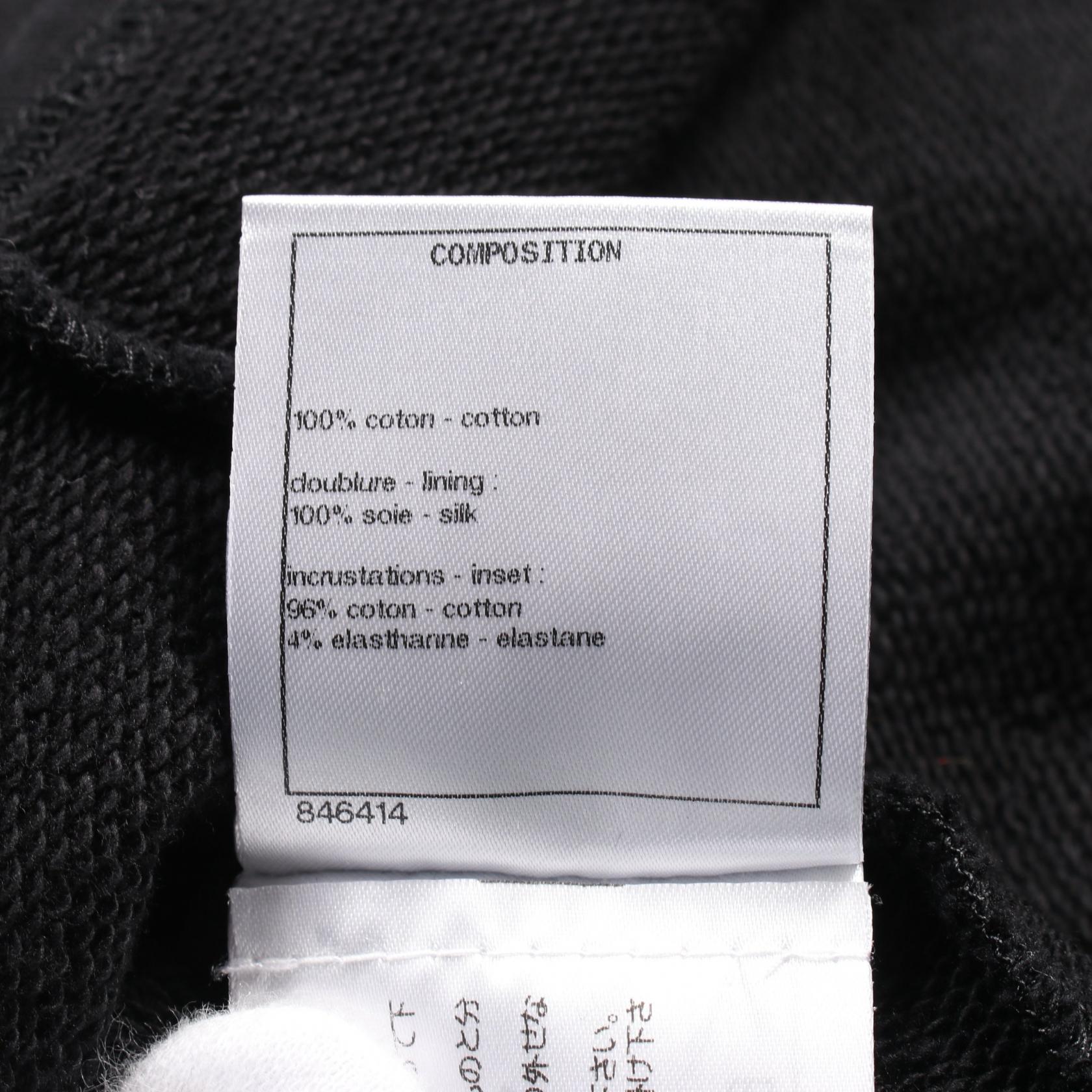 CHANEL No.5 Logo Tank top #36 P70679 cotton Black Green Used