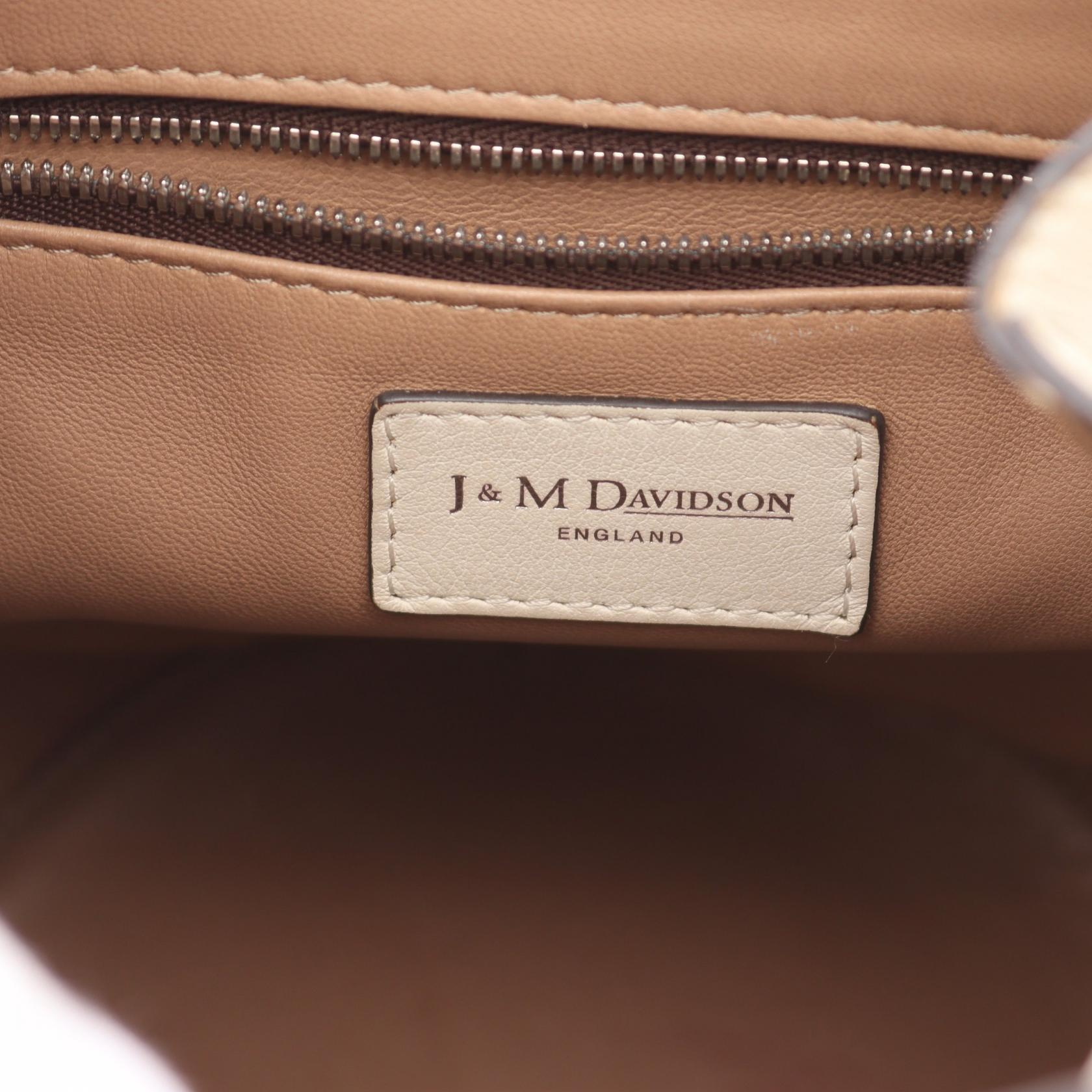 J&M Davidson MINI DAISY shoulder Handbag 1428N leather Beige
