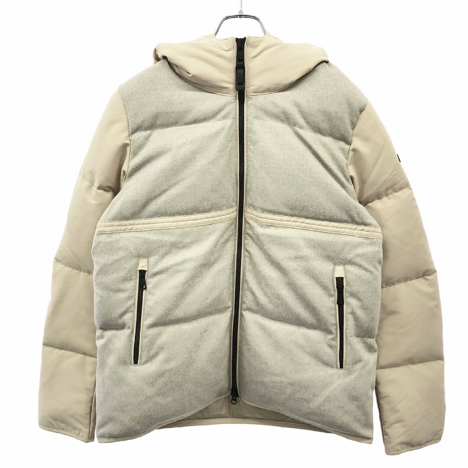 デュノ PALM ダウンジャケット ベージュ グレー