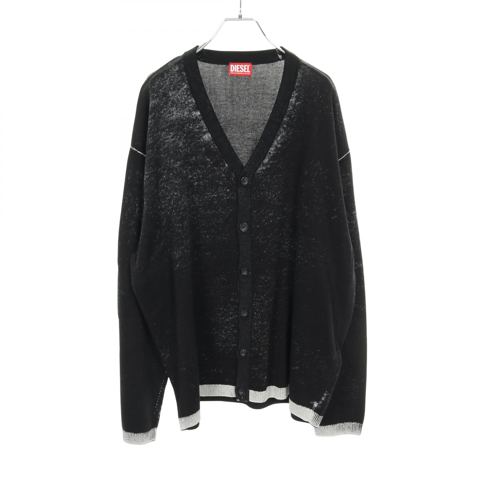 ディーゼル XL カーディガン ブラック K-LARENCE-CARDIGAN-B A