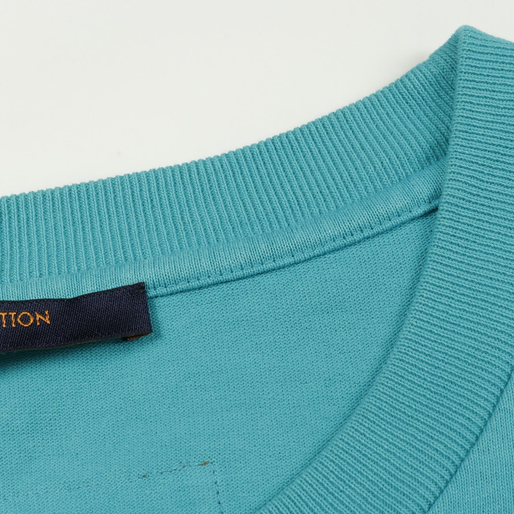 LOUIS VUITTON STAPLES EDITION Inside Out T-shirt cotton Blue Used