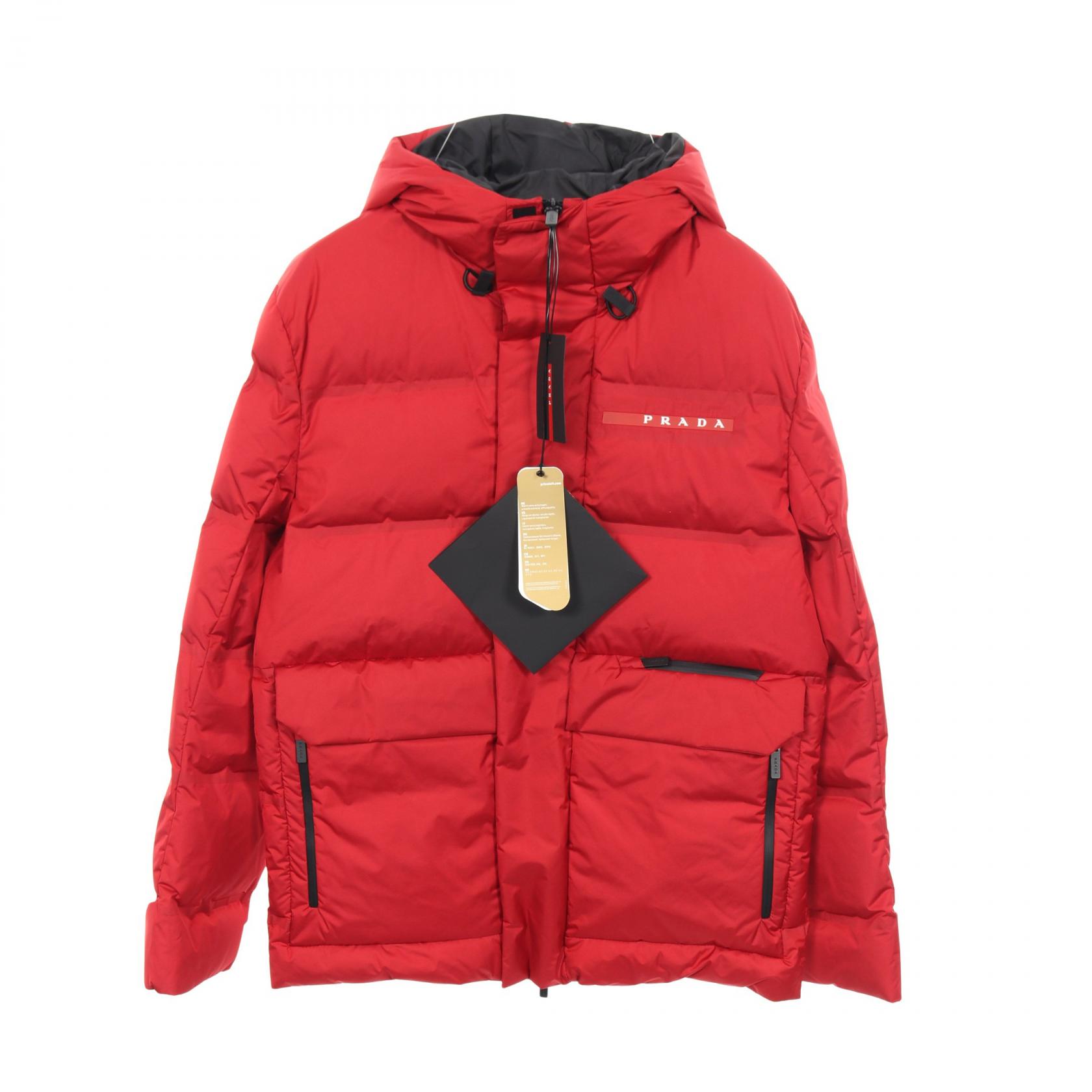 PRADA ナイロンジャケット レッド XXL 2120900079666_1.jpg