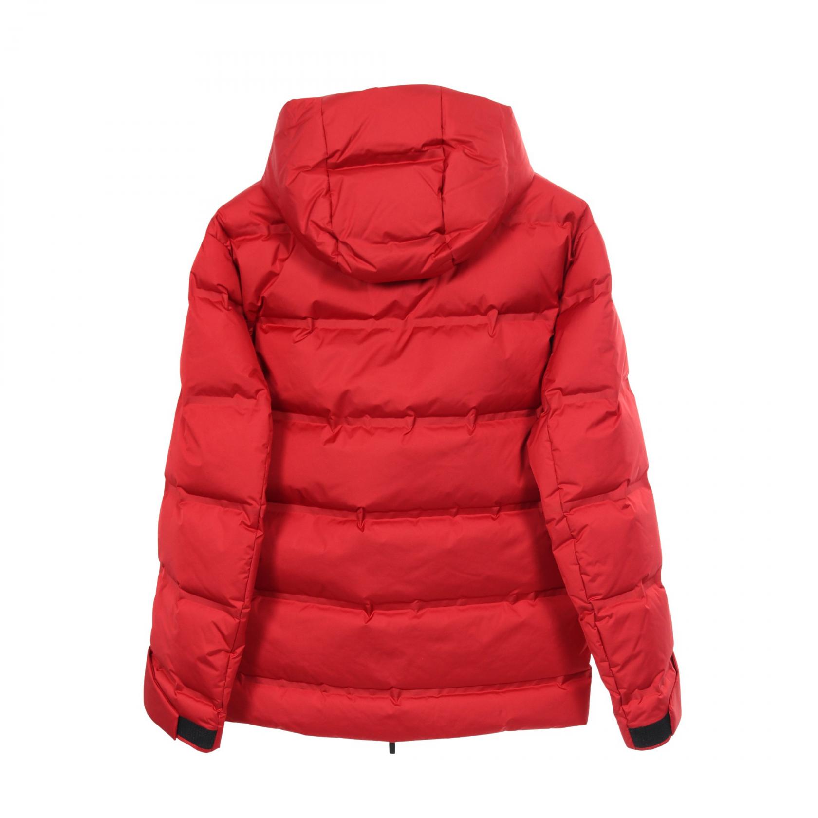 PRADA ROSSA Extremetex Light Hooded Down Jacket polyester Red Used
