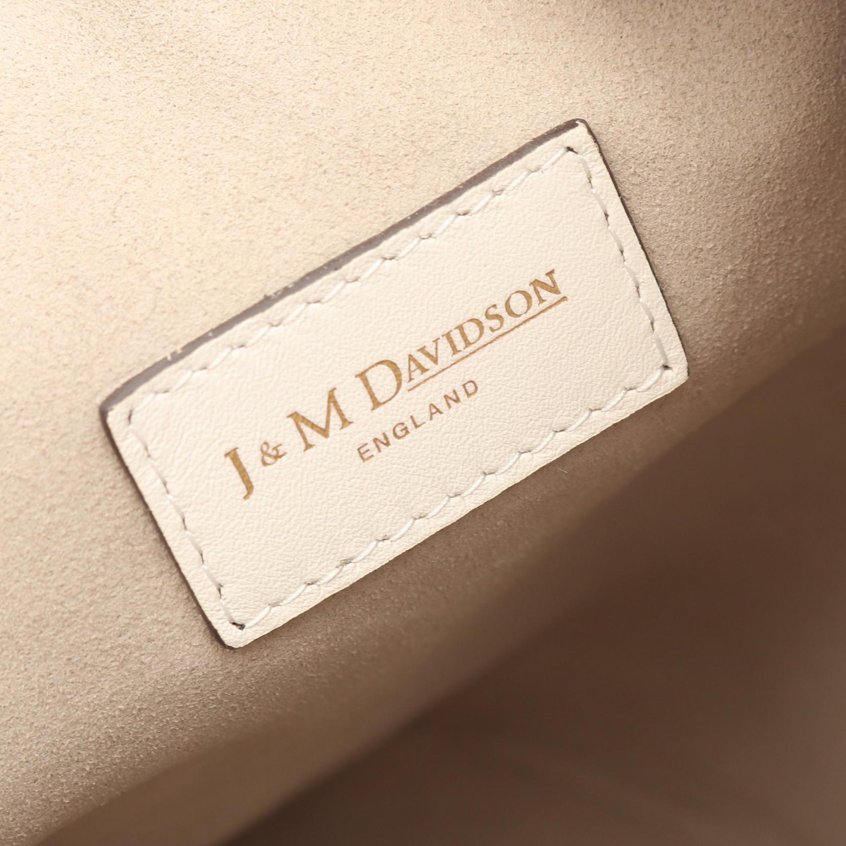 J&M Davidson CARNIVAL L Chain Shoulder Bag leather White Used