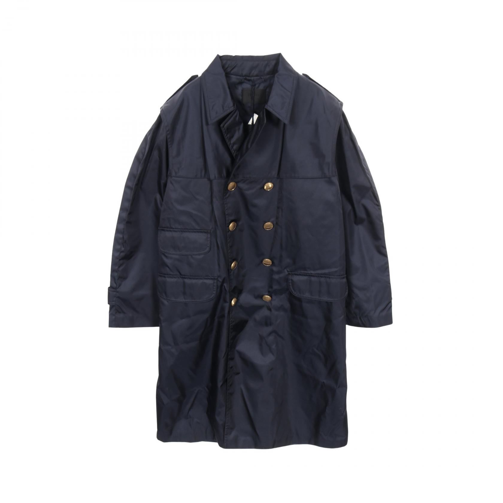 PRADA Re-Nylon Trench coat SGC671 Nylon Navy #S Used mens | eBay