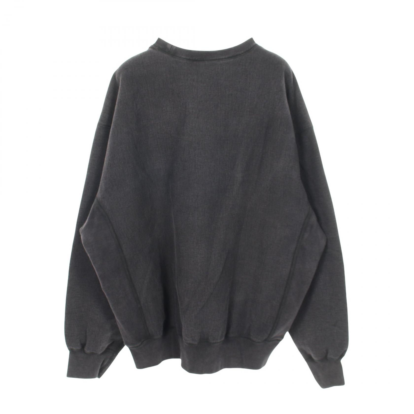 Supreme Washed Box Logo Crewneck Sweatshirt #XL Black 25SS cotton