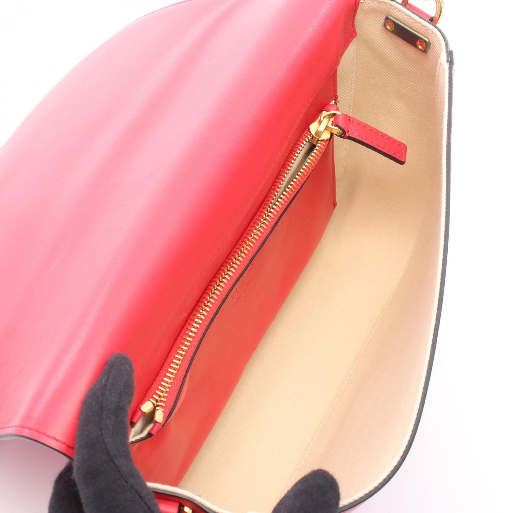 Valentino Garavani Walk Vlogo Shoulder Crosssbody Bag leather Red