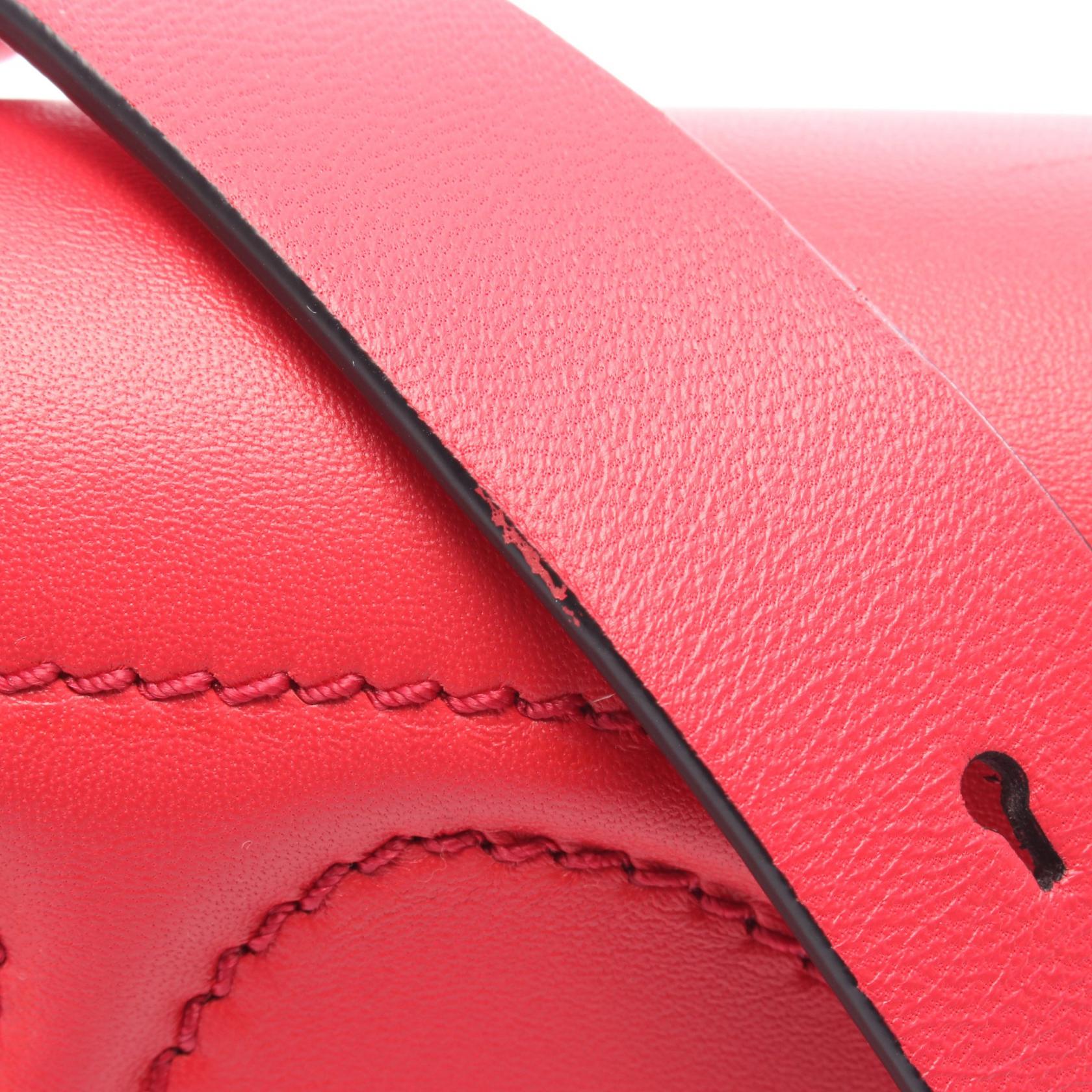 Valentino Garavani Walk Vlogo Shoulder Crosssbody Bag leather Red