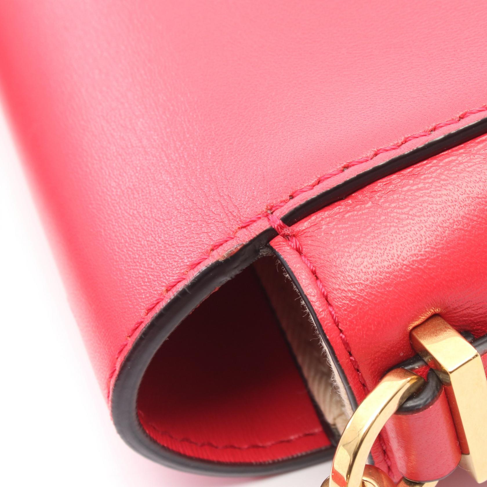 Valentino Garavani Walk Vlogo Shoulder Crosssbody Bag leather Red