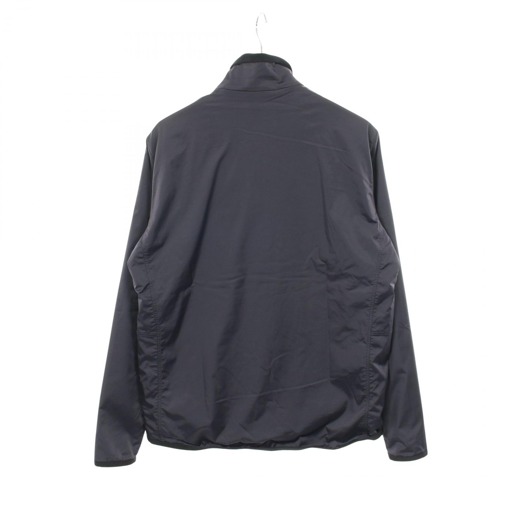 HERMES zip-up Blouson Jacket Nylon Navy Used mens size L | eBay