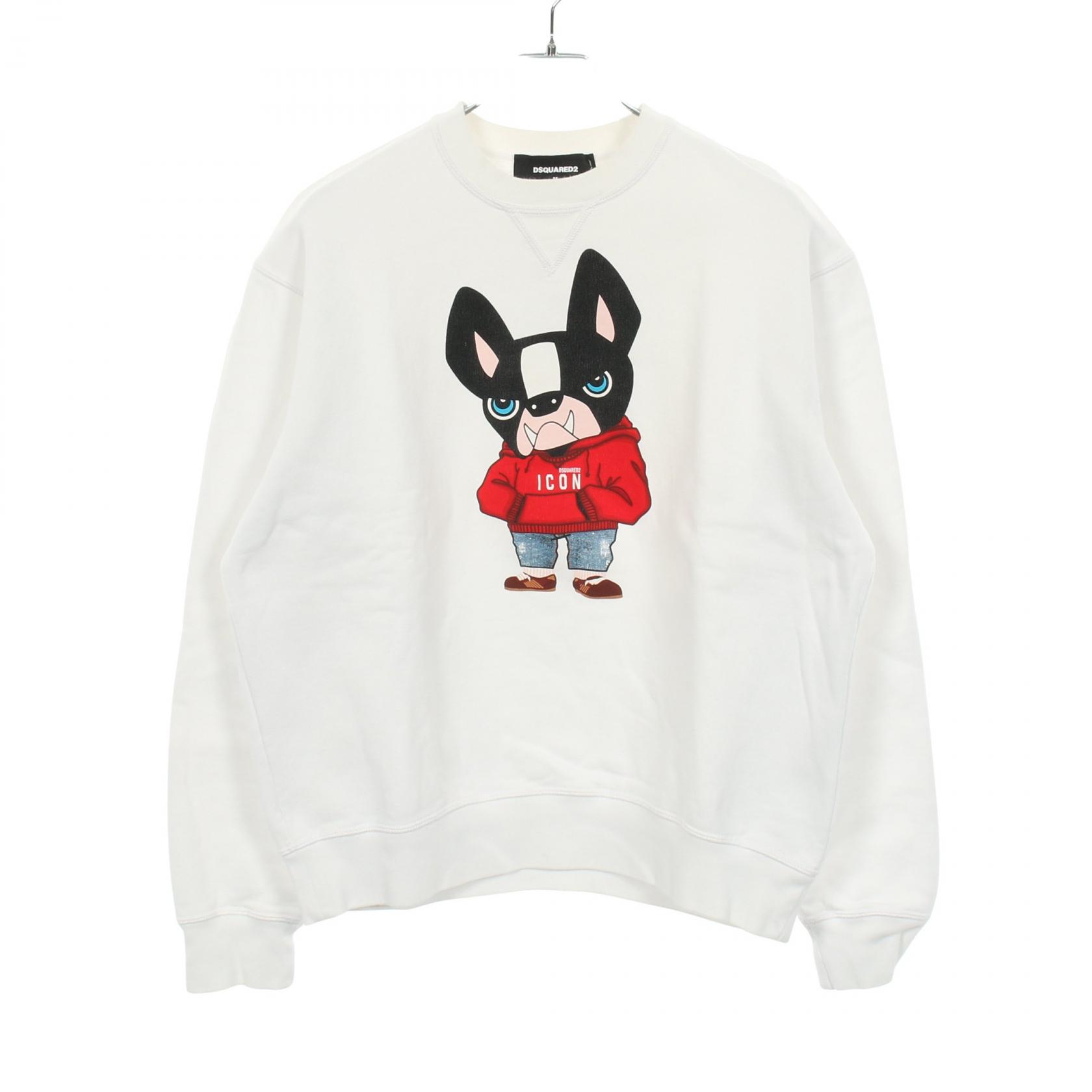 DSQUARED2 ICON sweatshirt pullover #M S79GU0083 cotton White Used