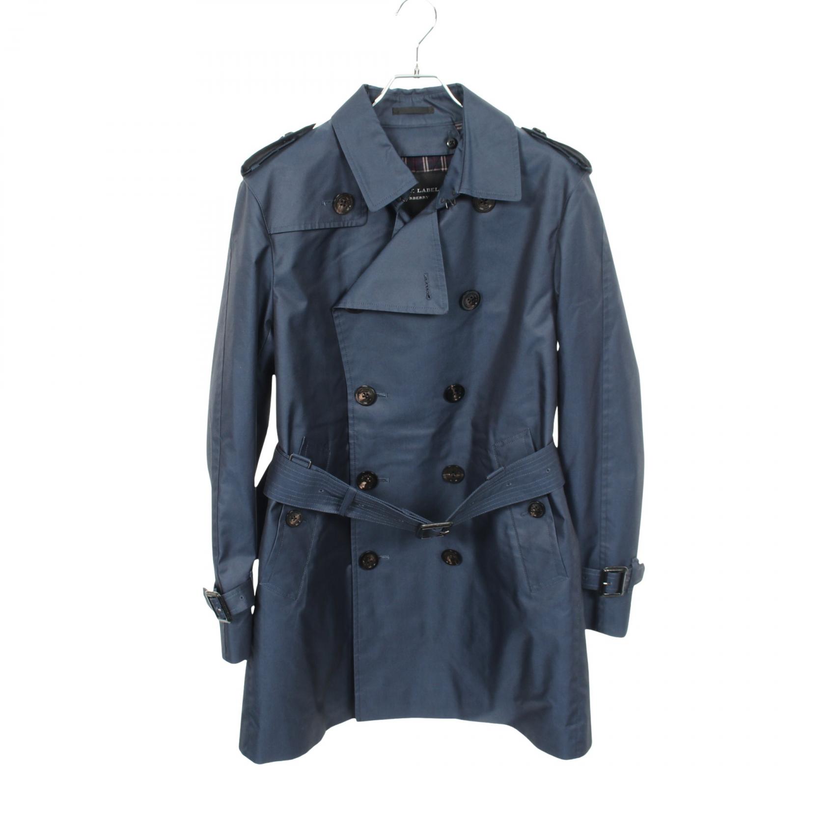 【美品】Burberryブラックレーベル トレンチコート 青 BURBERRY BLACK LABEL（バーバリーブラックレーベル）買取実績
