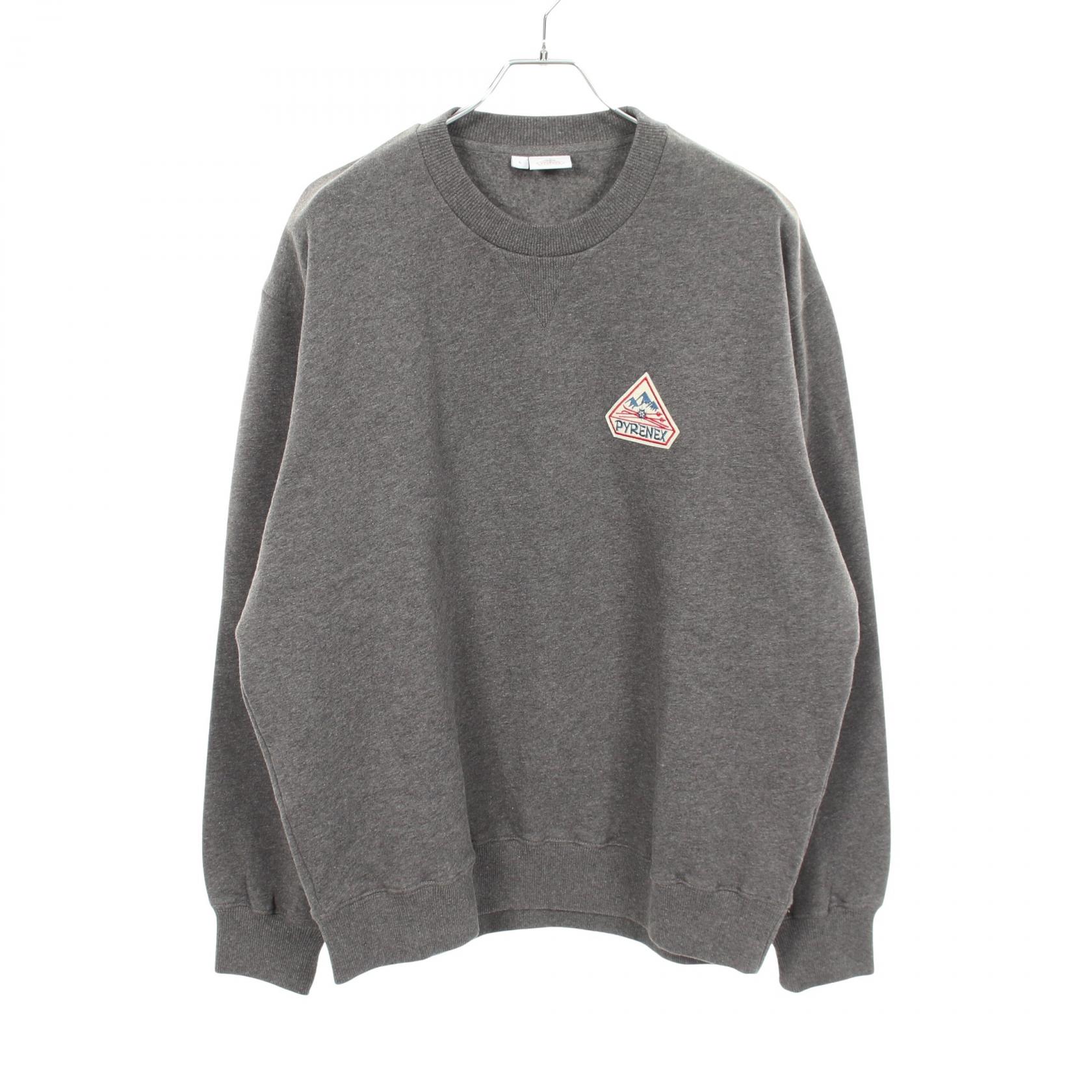 ピレネックス PHASE BRUSHED スウェットシャツ グレー