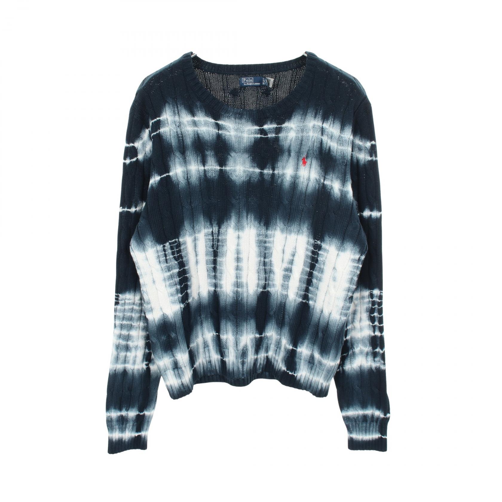 ポロ・ラルフローレン ケーブル ニット タイダイ TD JULIANNA－LONG SLEEVE