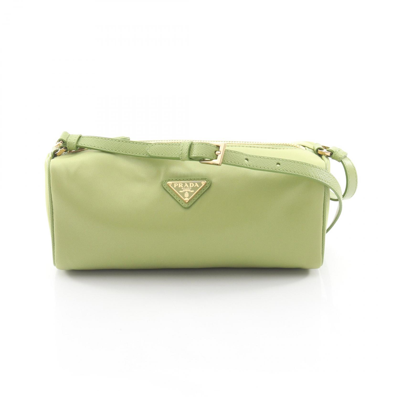 PRADA Re-Nylon pouch TESSUTO+SAFFIAN Shoulder Bag 1NE058 leather