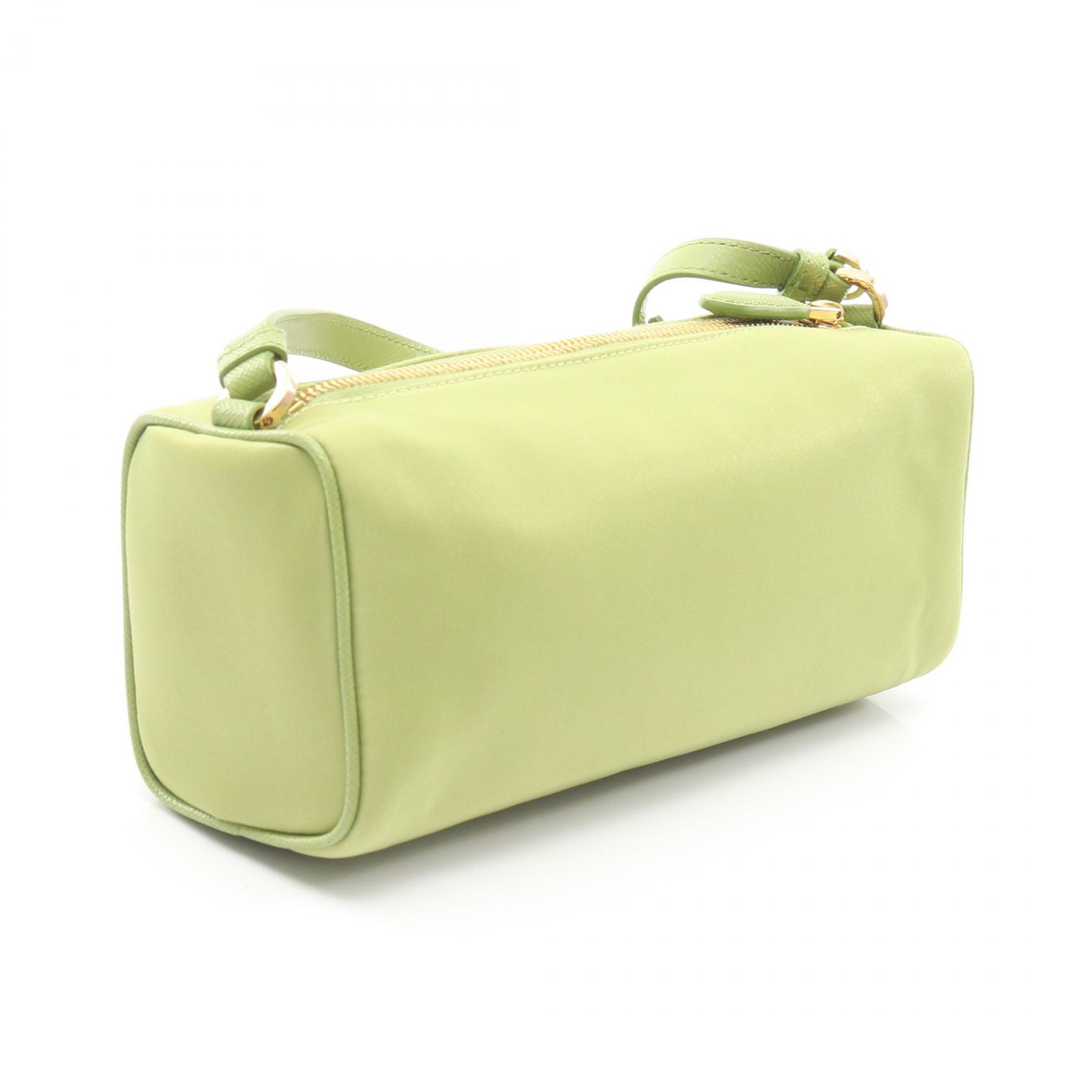 PRADA Re-Nylon pouch TESSUTO+SAFFIAN Shoulder Bag 1NE058 leather