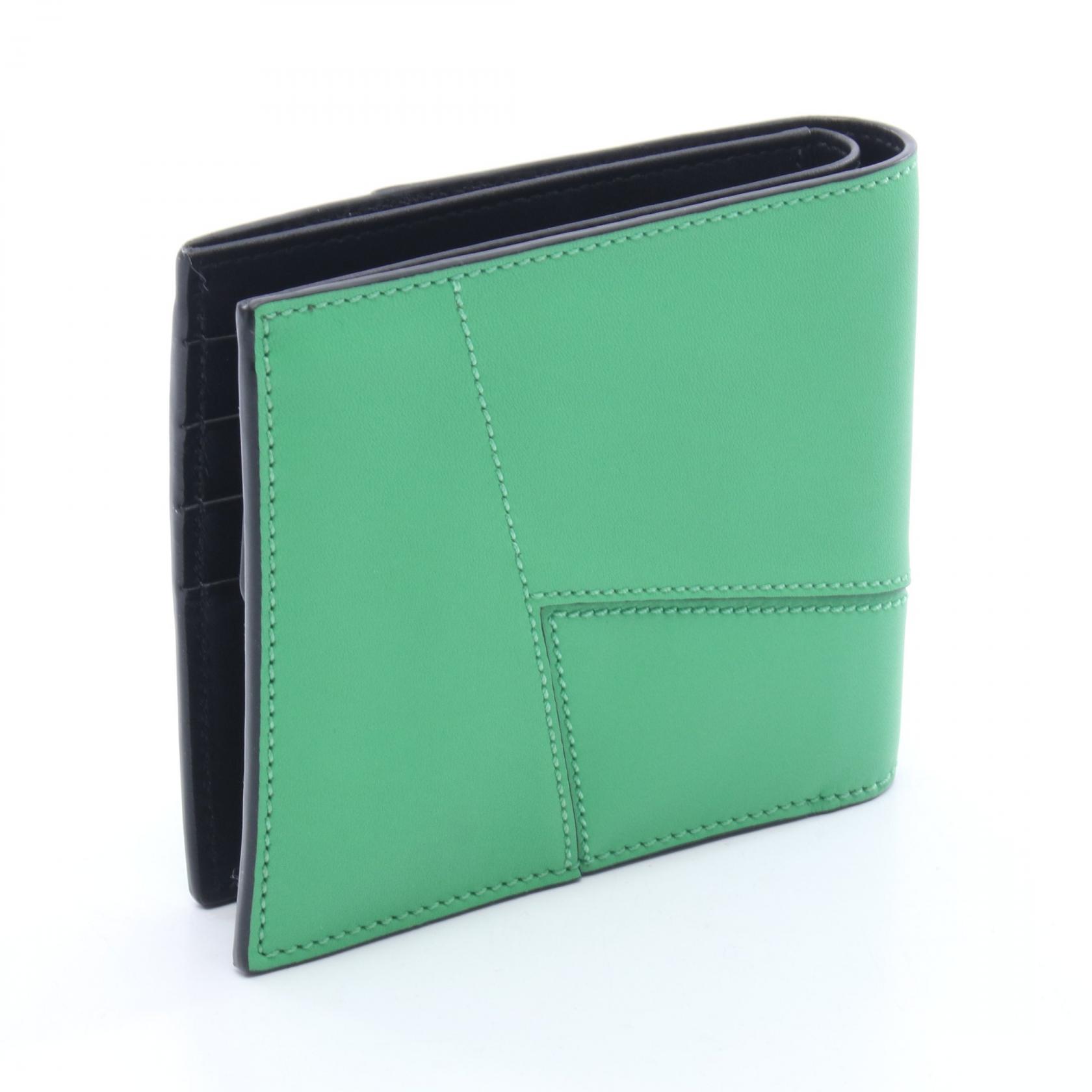 LOEWE puzzle bifold coin wallet compact purse C510501X14 leather