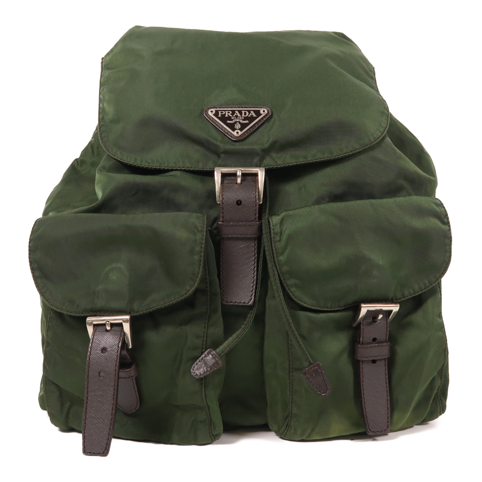 ☆693 PRADA プラダ ナイロンリュック ミントグリーン B2811