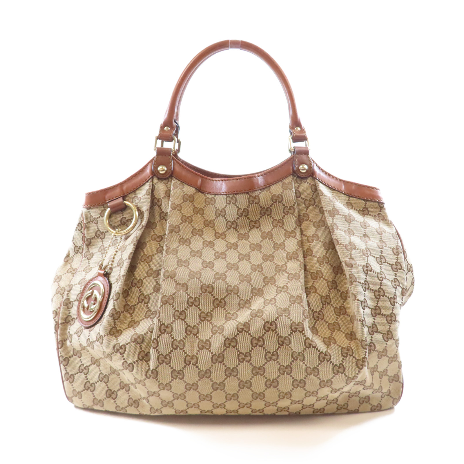 GUCCI GG GHW Sukey Hobo Shoulder Bag 211943 Canvas Brown | eBay GUCCI GG GHW Sukey Hobo Shoulder Bag 211943 Canvas Brown | eBay