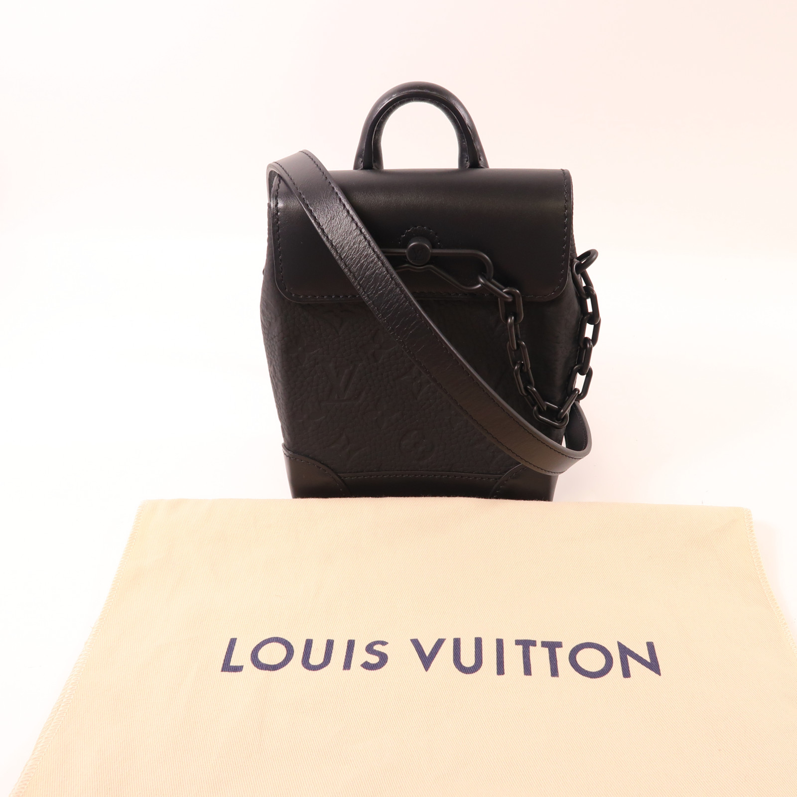LOUIS VUITTON LV Nano Steamer Shoulder Bag M82772 Monogram