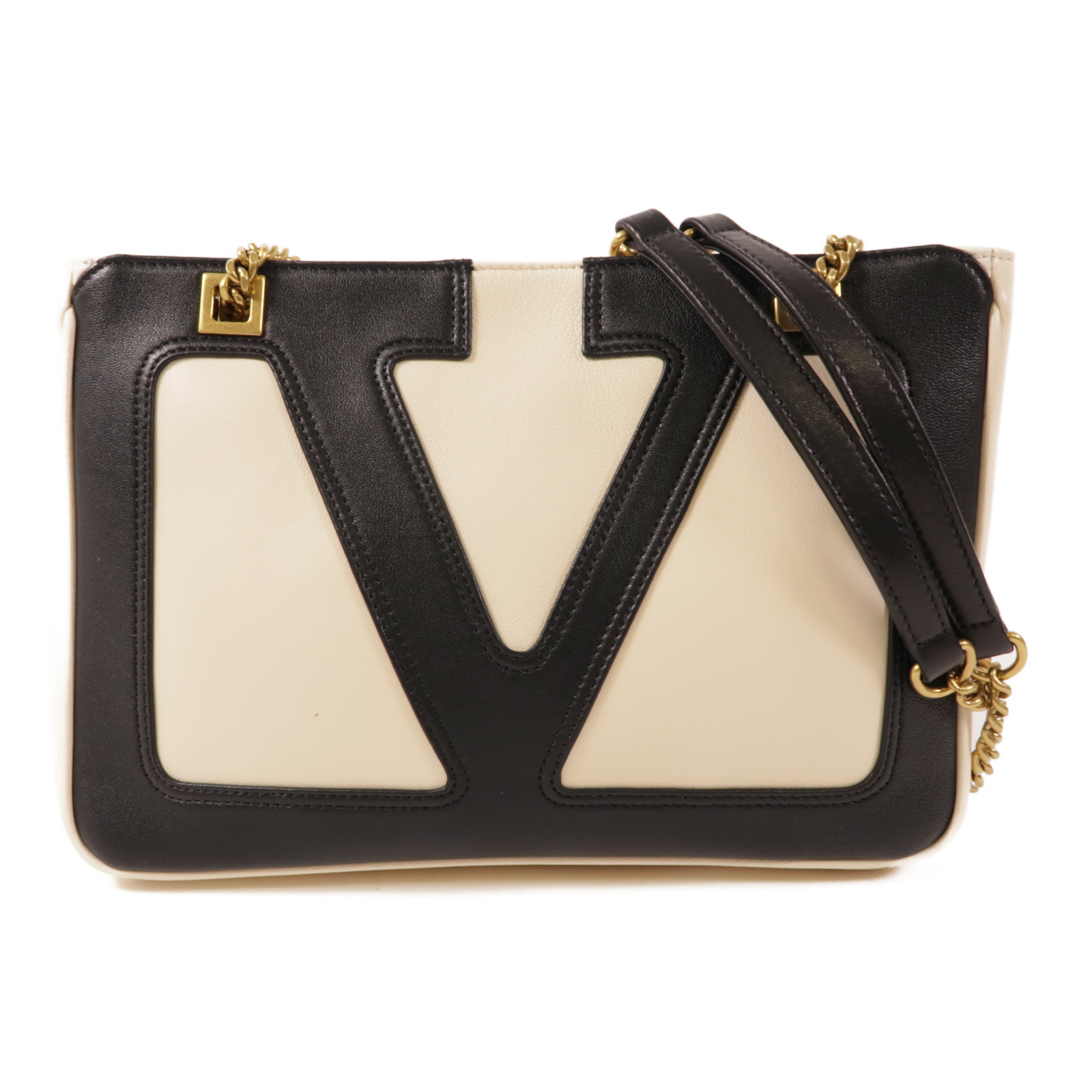 Valentino GHW Viva Superstar 2 Way Shoulder Chain Bag