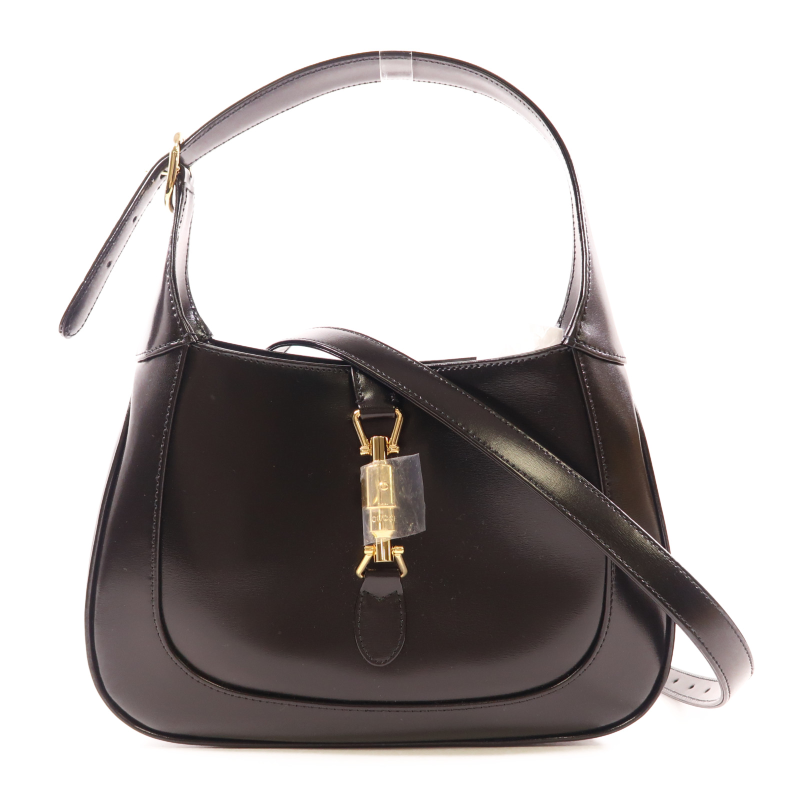 GUCCI GHW Jackie 1961 Shoulder Bag Black Leather 636709 | eBay