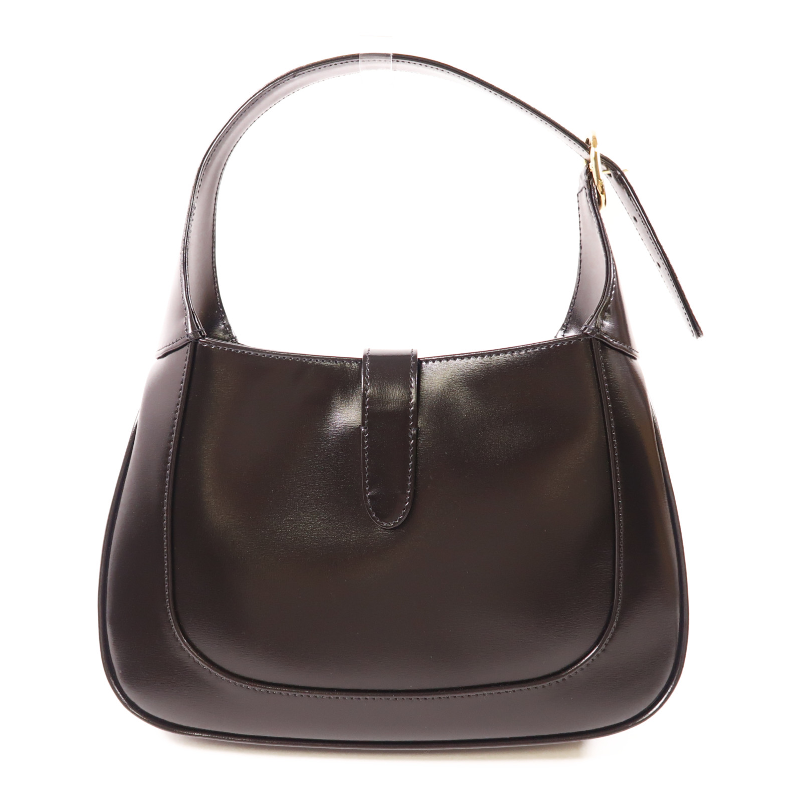 GUCCI レザー バッグ GUCCI グッチ ショルダーバッグ 28629 ジャッキー 黒 ブラック
