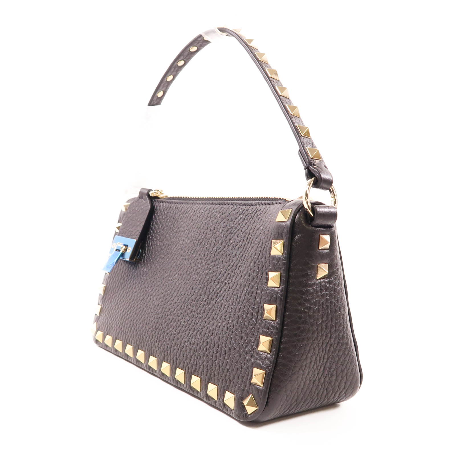 Valentino Rockstud Shoulder BagBlack Black Calfskin