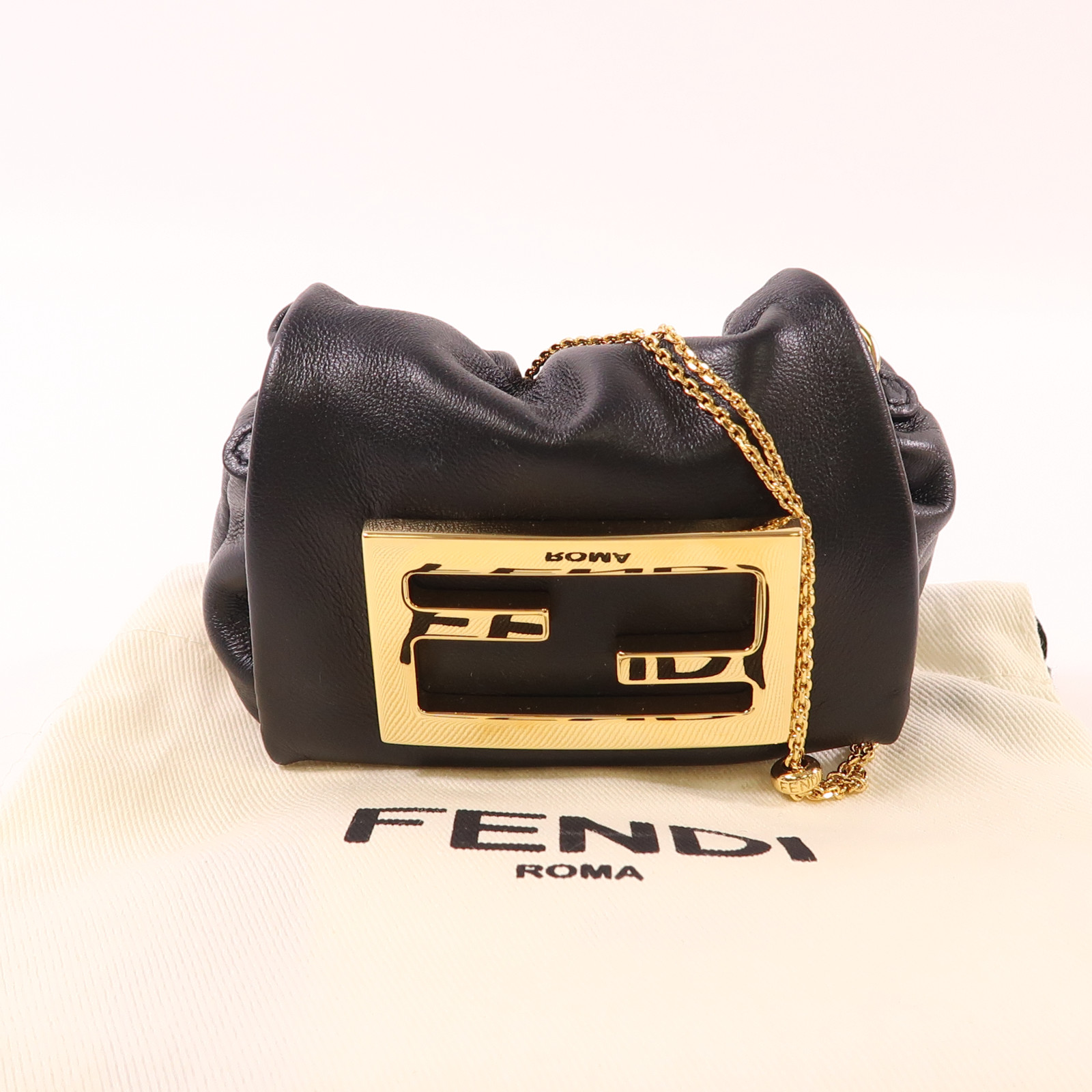 FENDI｜ (Mamma Baguette Nano (7AS368 ABVE F0KUR)) FENDI Nano Mamma Baguette Shoulder Bag 7AS368ABVEF0KUR
