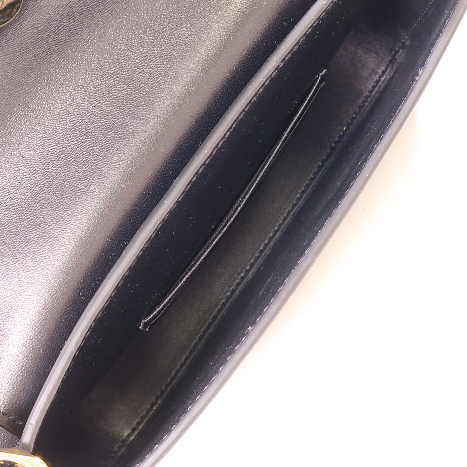 Valentino GHW V Logo Cross Bag Shoulder Calfskin Leather