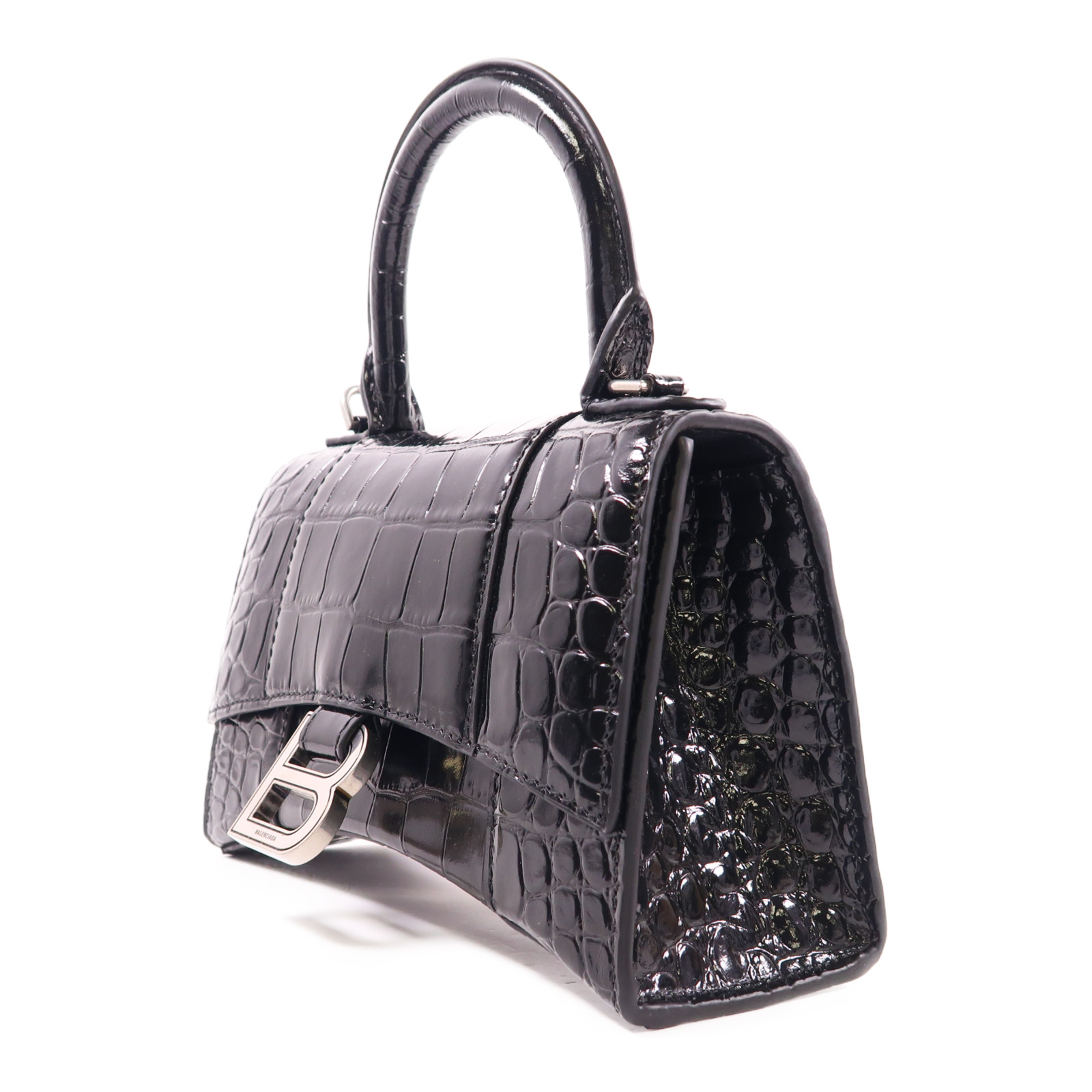 BALENCIAGA SHW Hourglass Top Handle Xs 2 Way Bag 592833