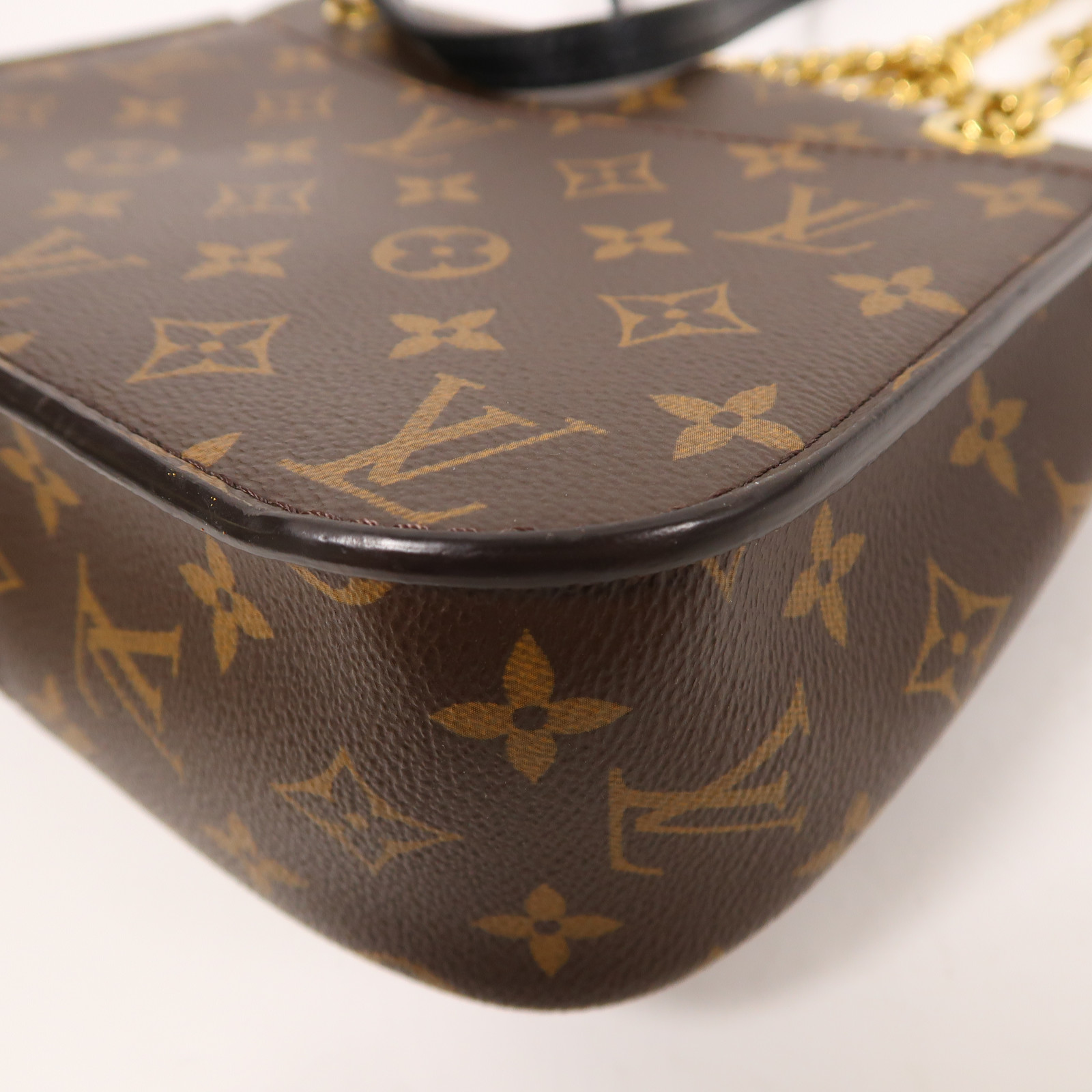 LOUIS VUITTON LV GHW Passy Shoulder Bag M45592 Monogram Brown | eBay