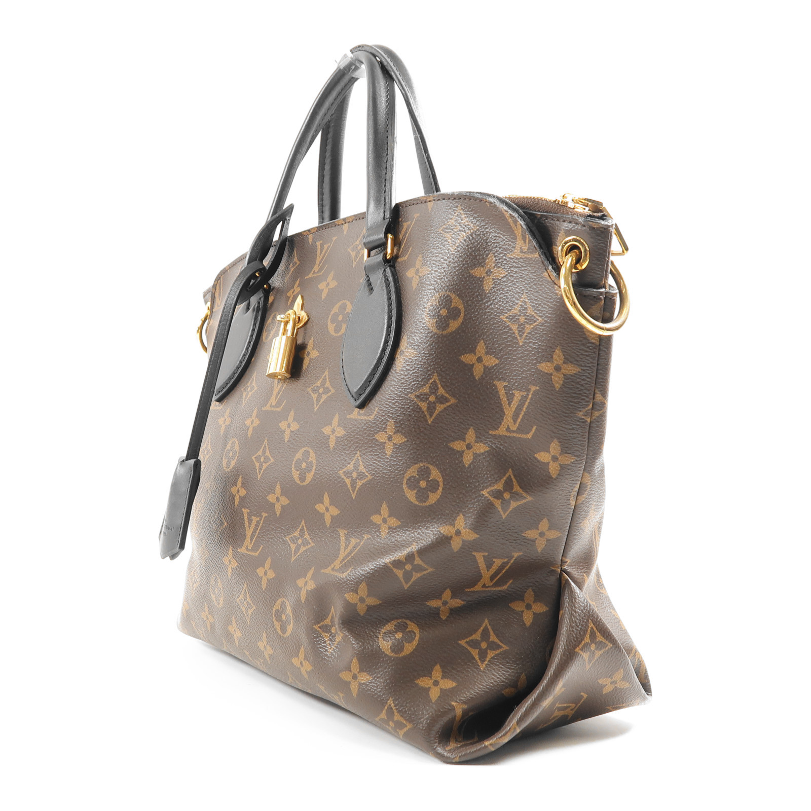 LOUIS VUITTON LV GHW Flower Zip Tote 2 Way Bag M44351 Monogram