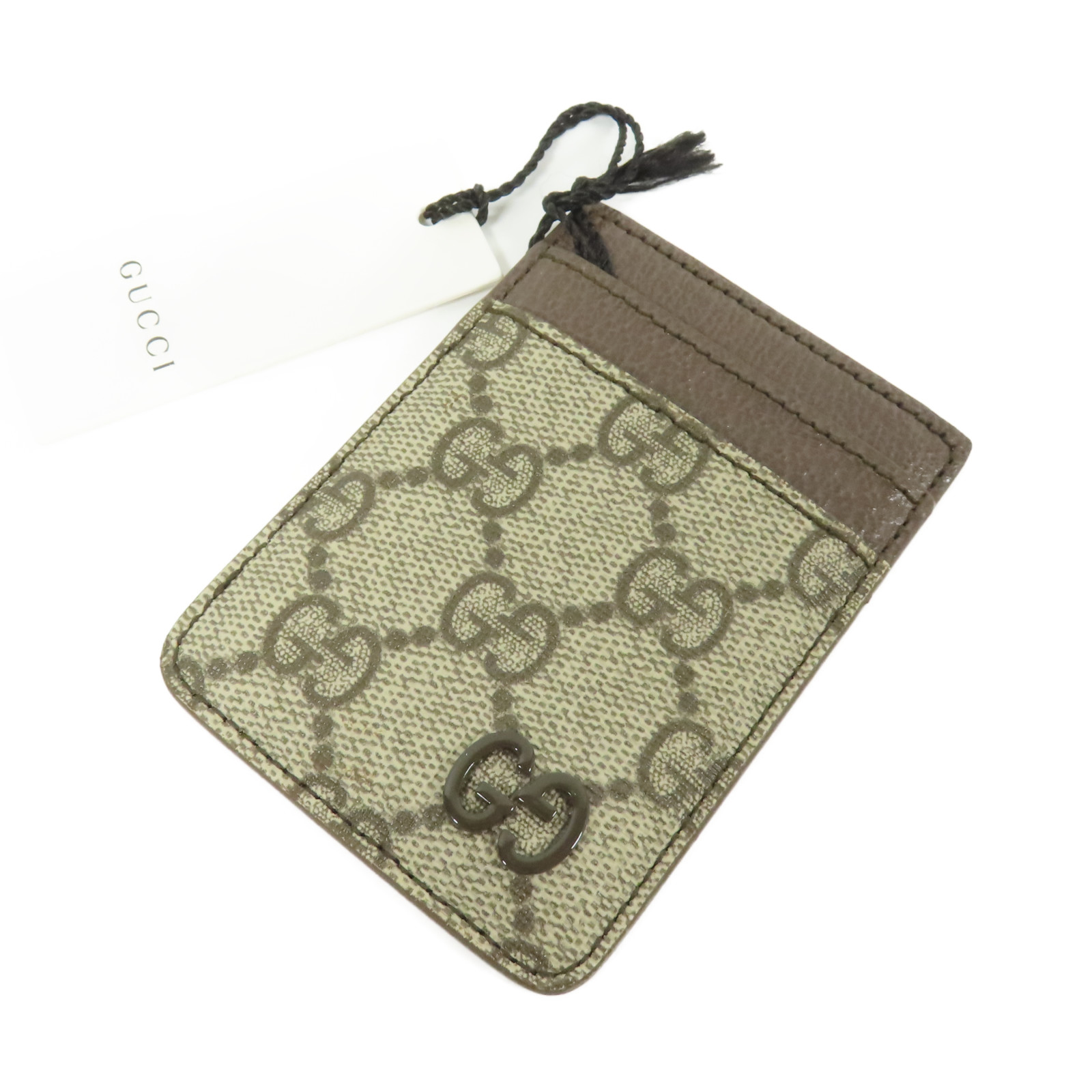 15%OFF* GUCCI GG Bi-color Magnetic Card Case 817197 FACQC 9773