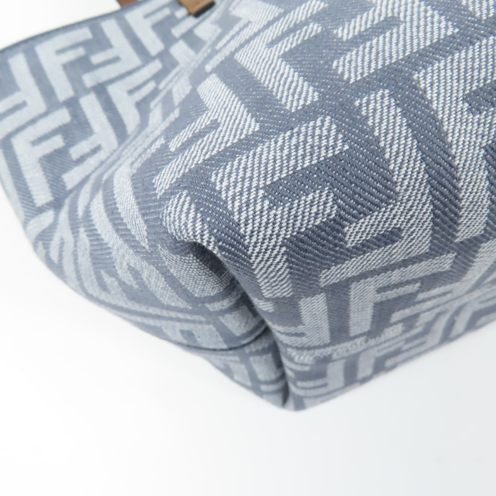 FENDI GHW Small Roll Shoulder Bag 8BH424 AUT4 F1SXQ Denim Blue | eBay