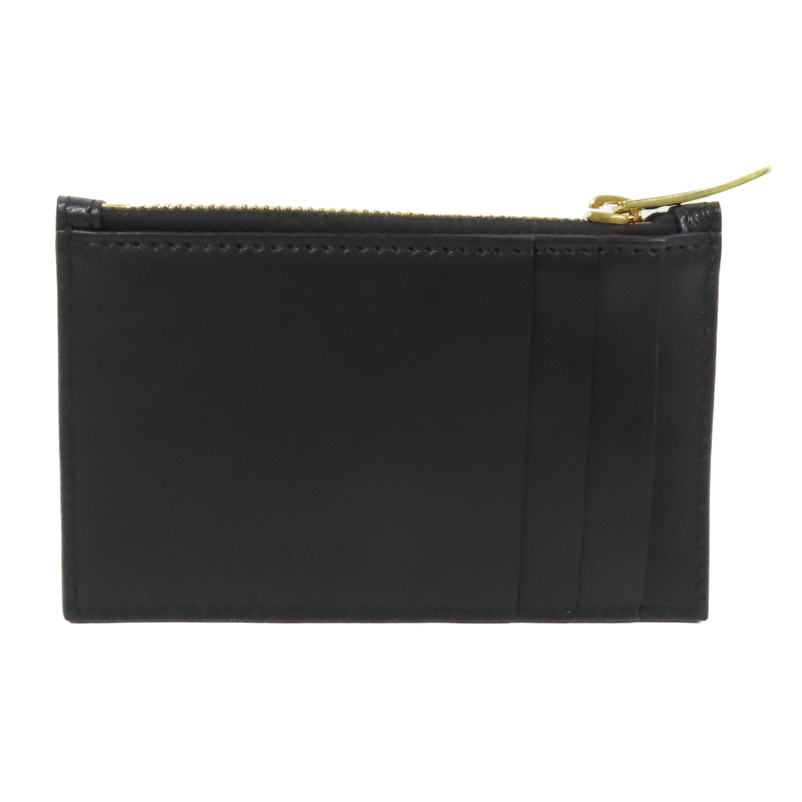 BOTTEGA VENETA BV GHW Cassette Zipped Card Case 681010 Lambskin